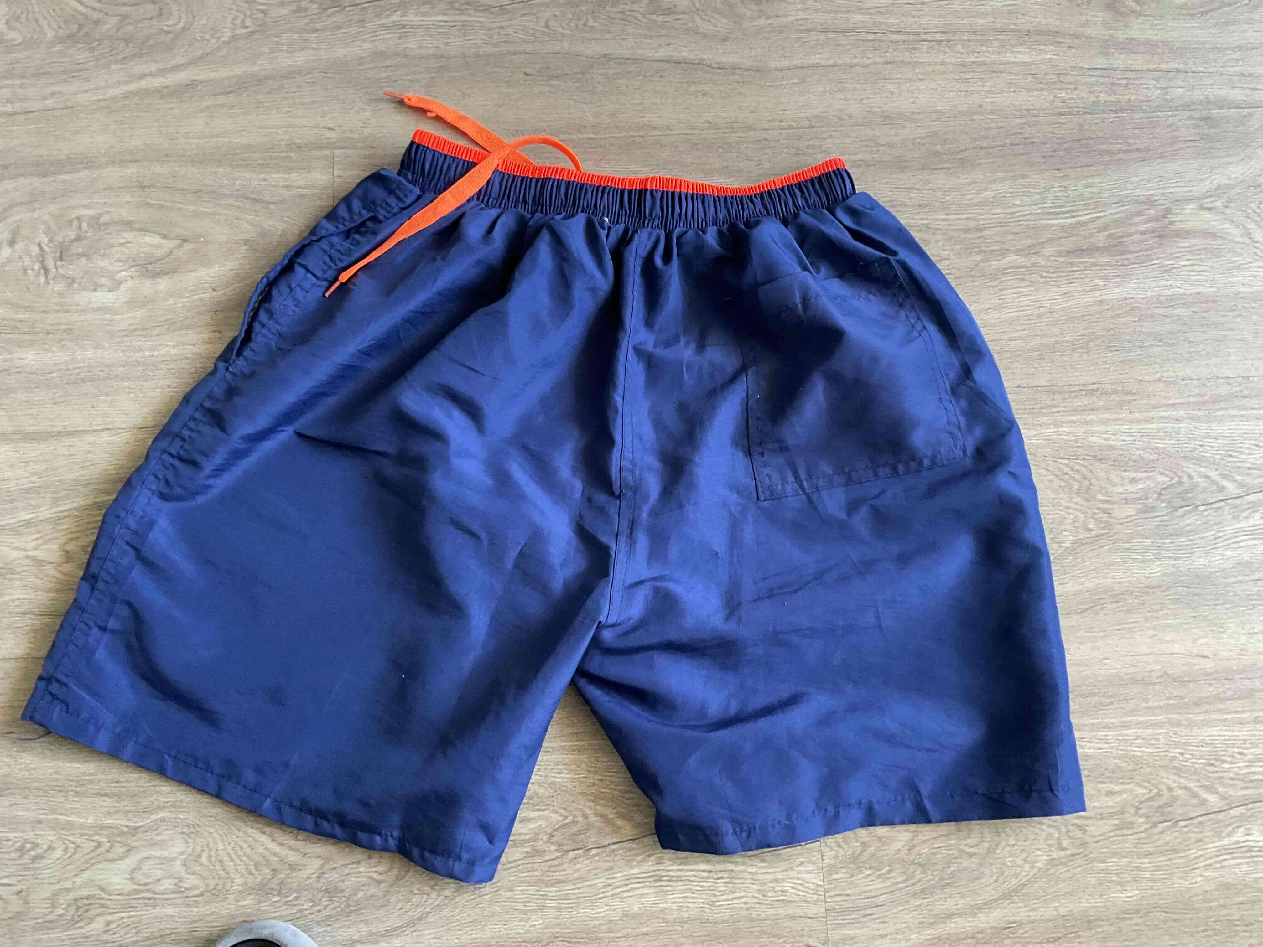 Short azul con cordón naranja - miniatura 2