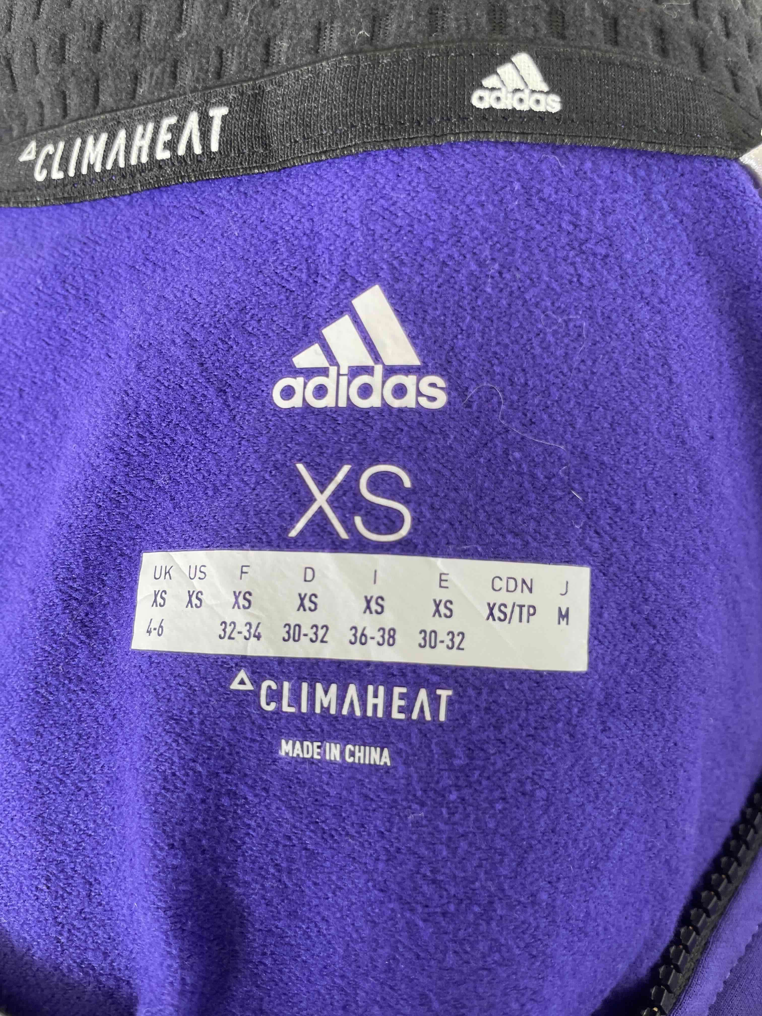 Chaqueta deportiva morada Adidas - miniatura 3