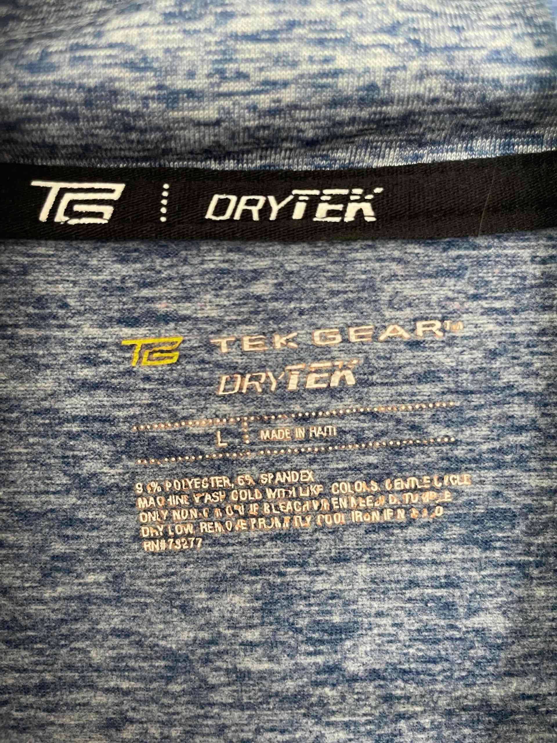 Polera deportiva azul con cierre - miniatura 2