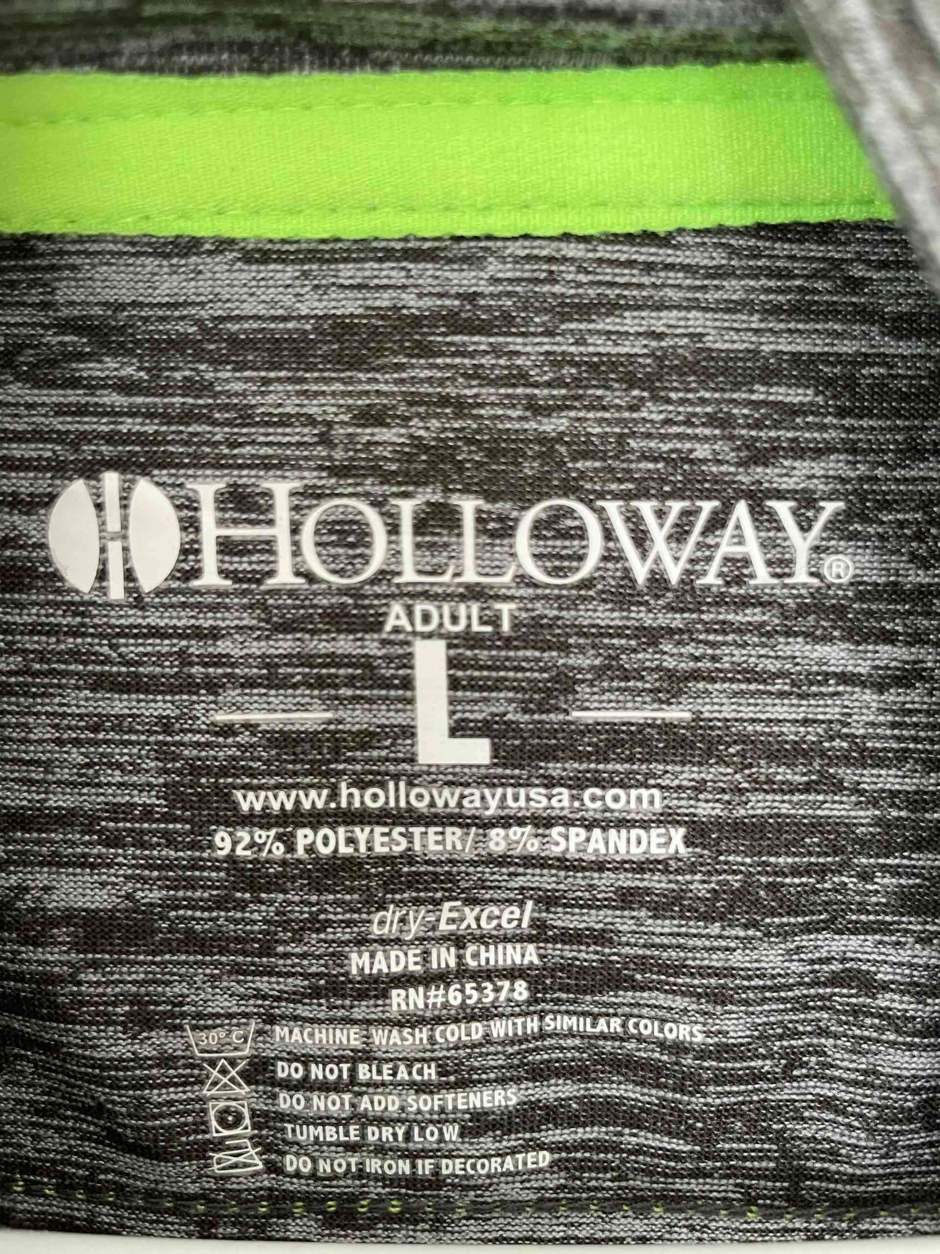 Polerón deportivo gris con cierre verde - miniatura 2