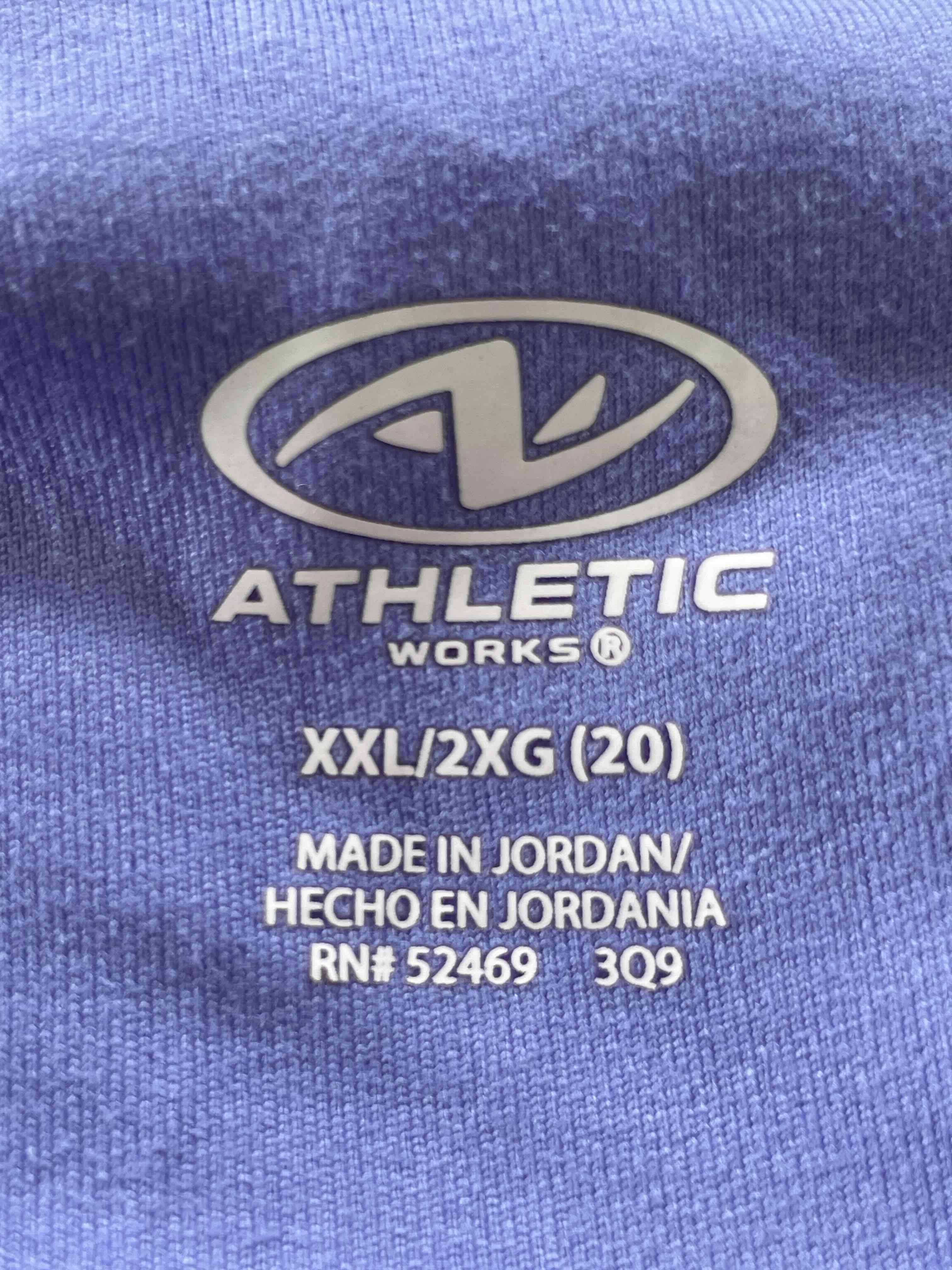 Leggings deportivos negro y morado - miniatura 3