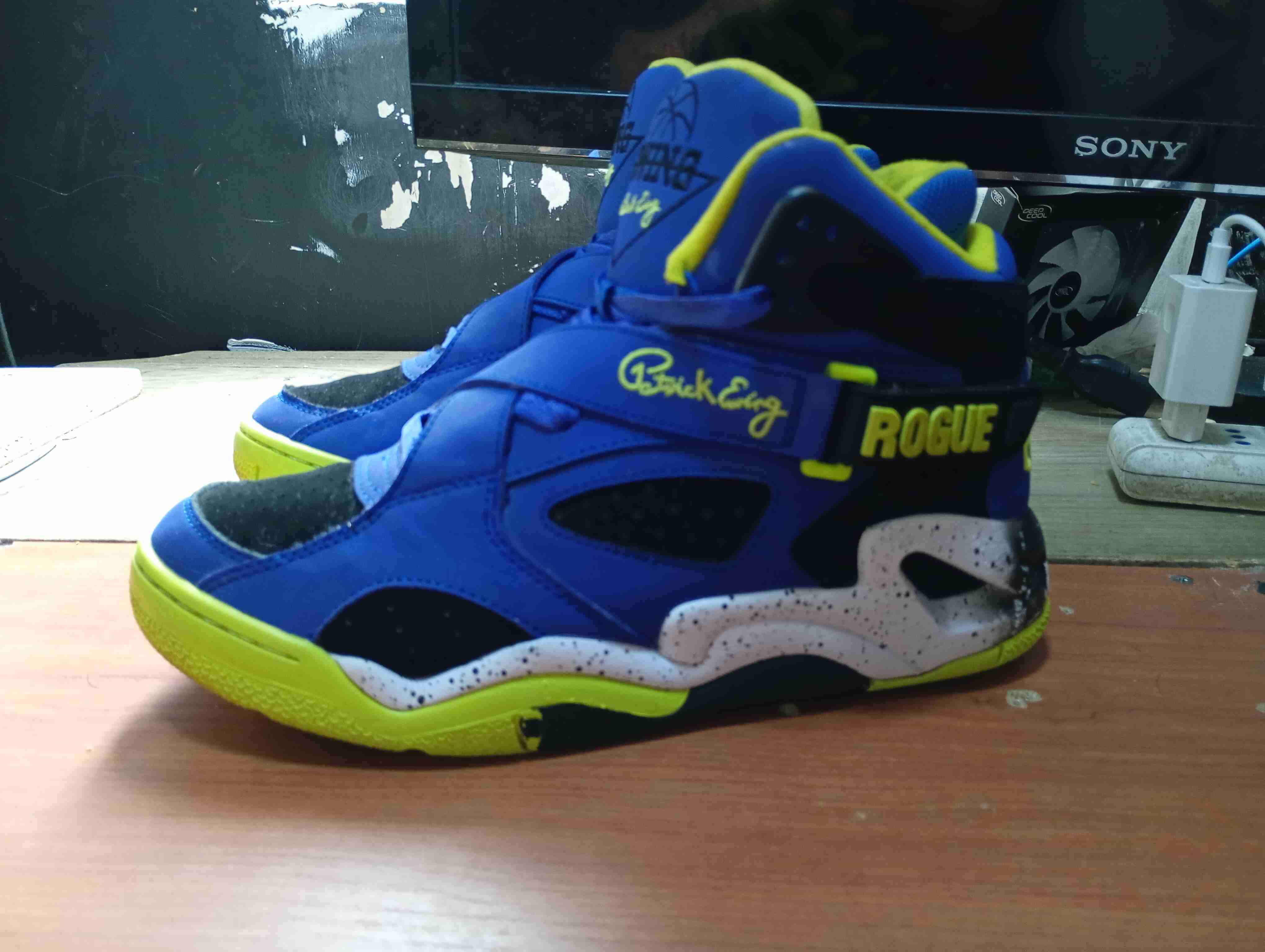 Zapatillas Ewing azules y amarillas - miniatura 4