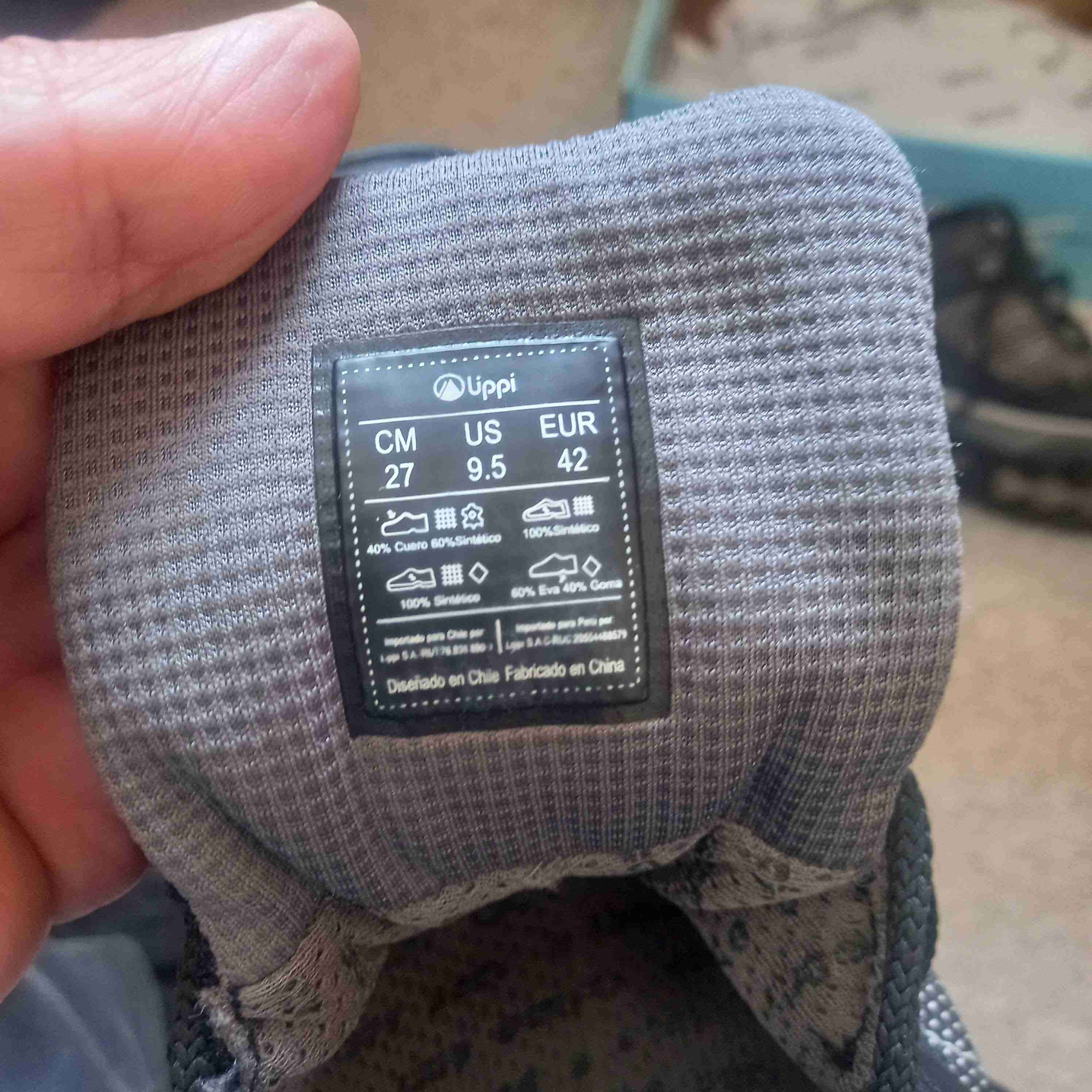 Botas de trekking Lippii originales negras - miniatura 2