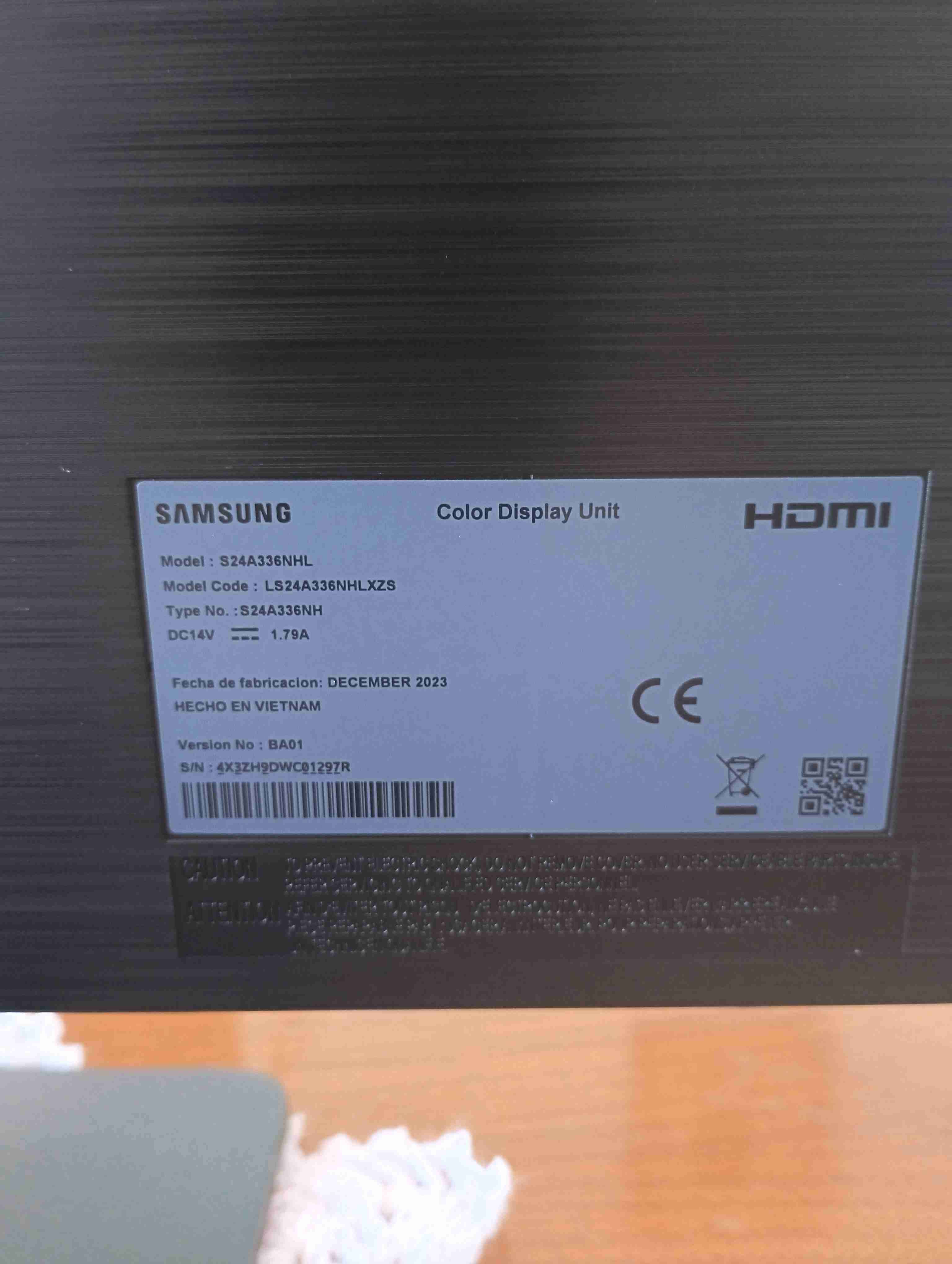 Monitor Samsung 24 pulgadas - miniatura 3