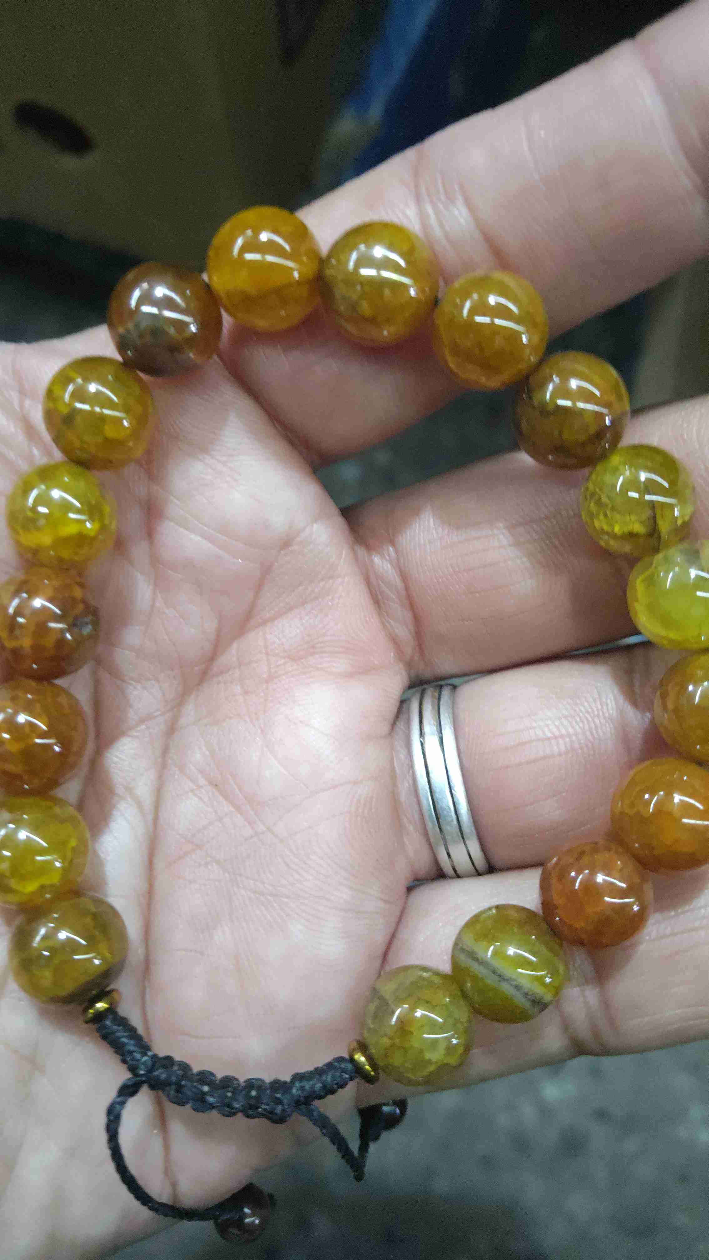 Pulsera de piedra natural , protección