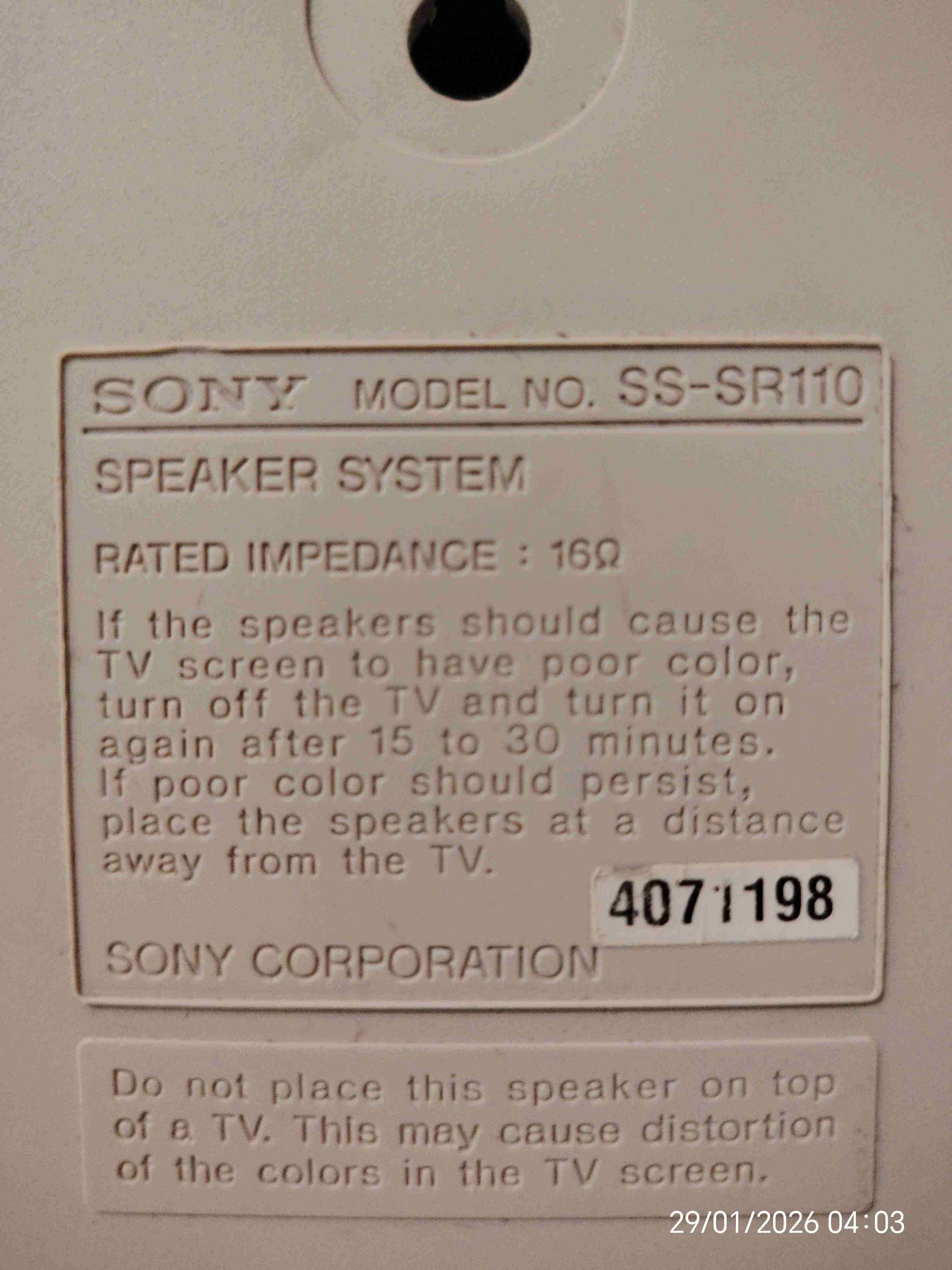 Parlantes Sony SRS-P7 - miniatura 4