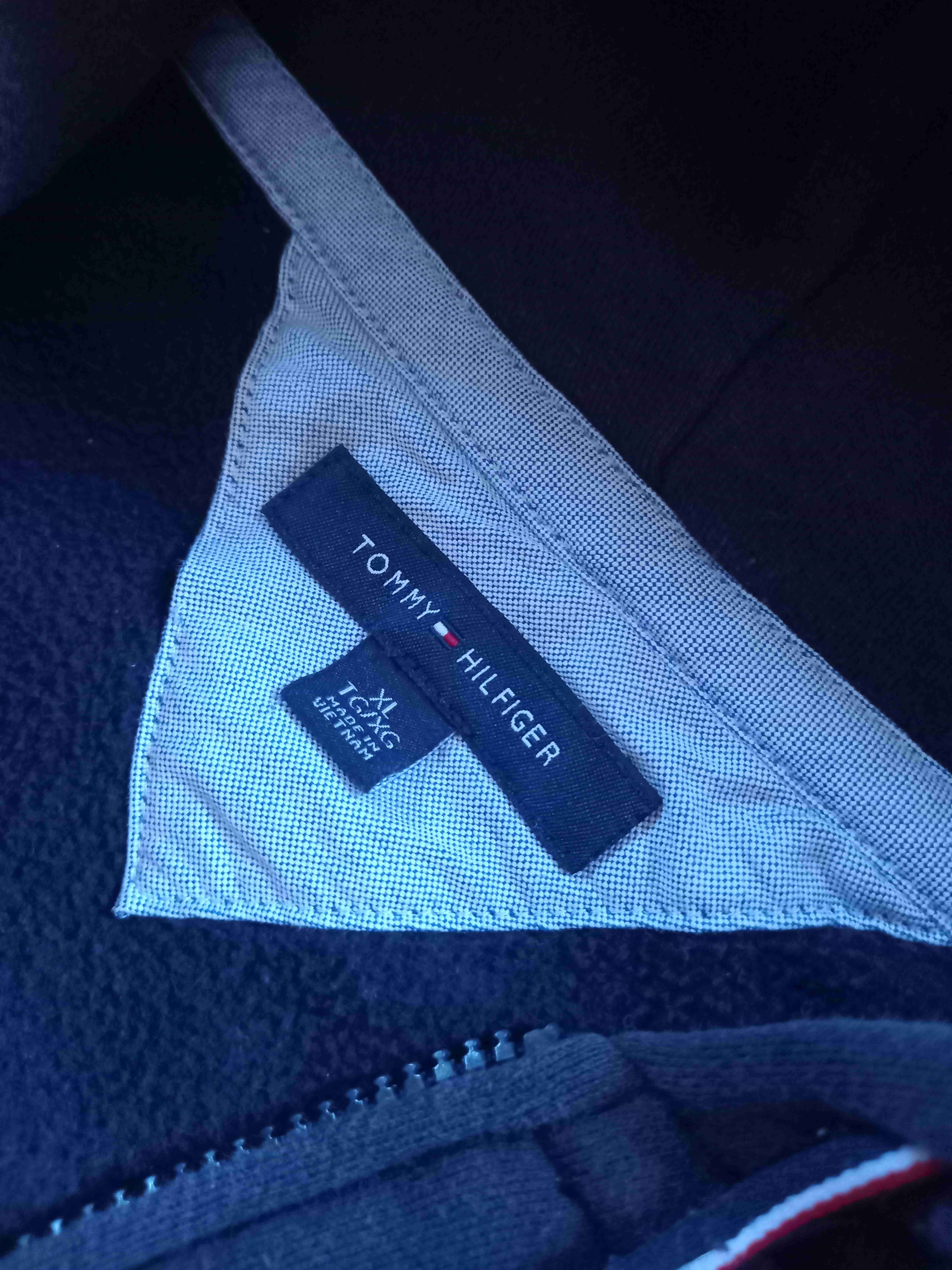 Polerón con capucha azul Hilfiger - miniatura 3