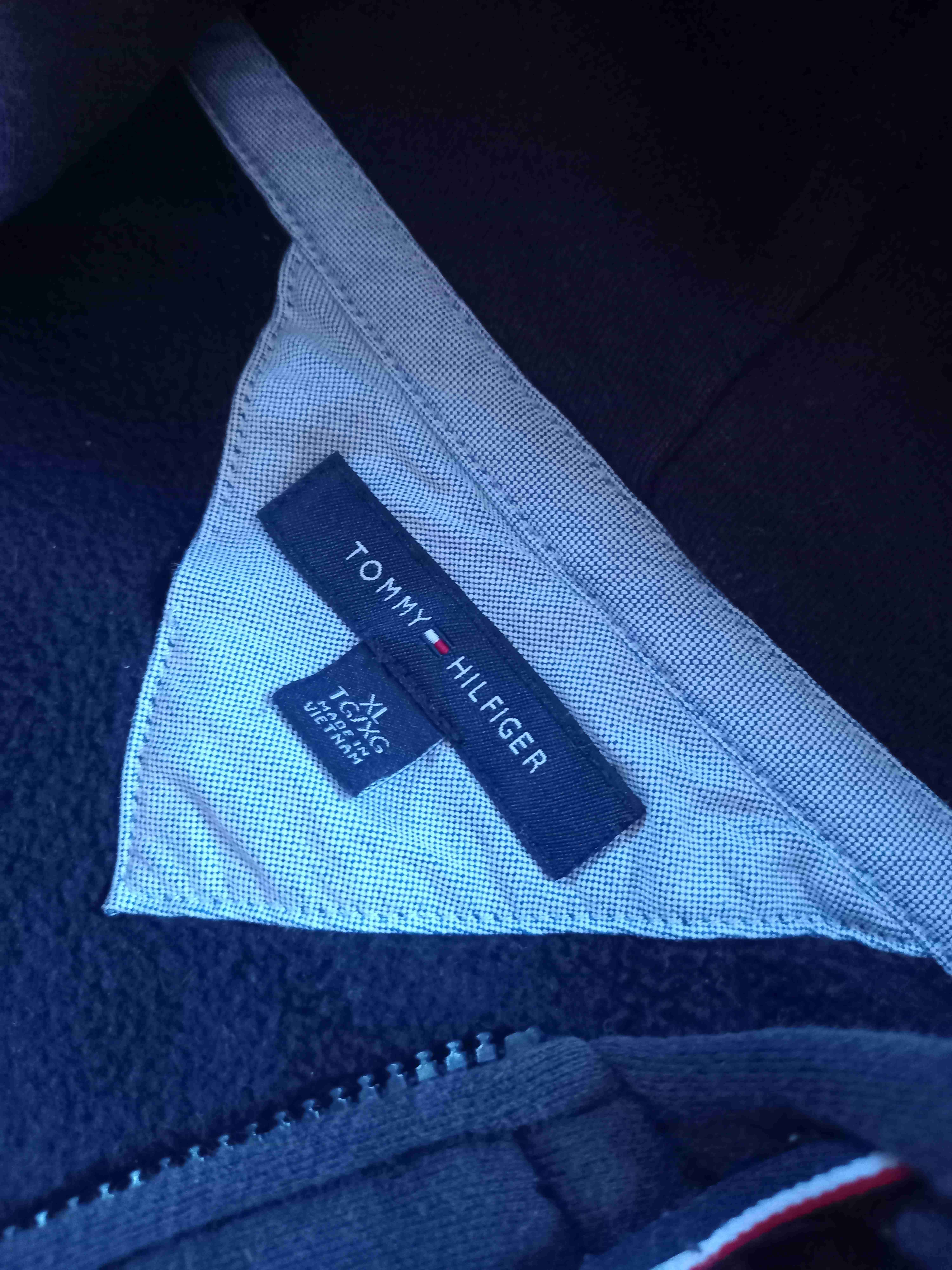 Polerón con capucha azul Hilfiger - miniatura 4