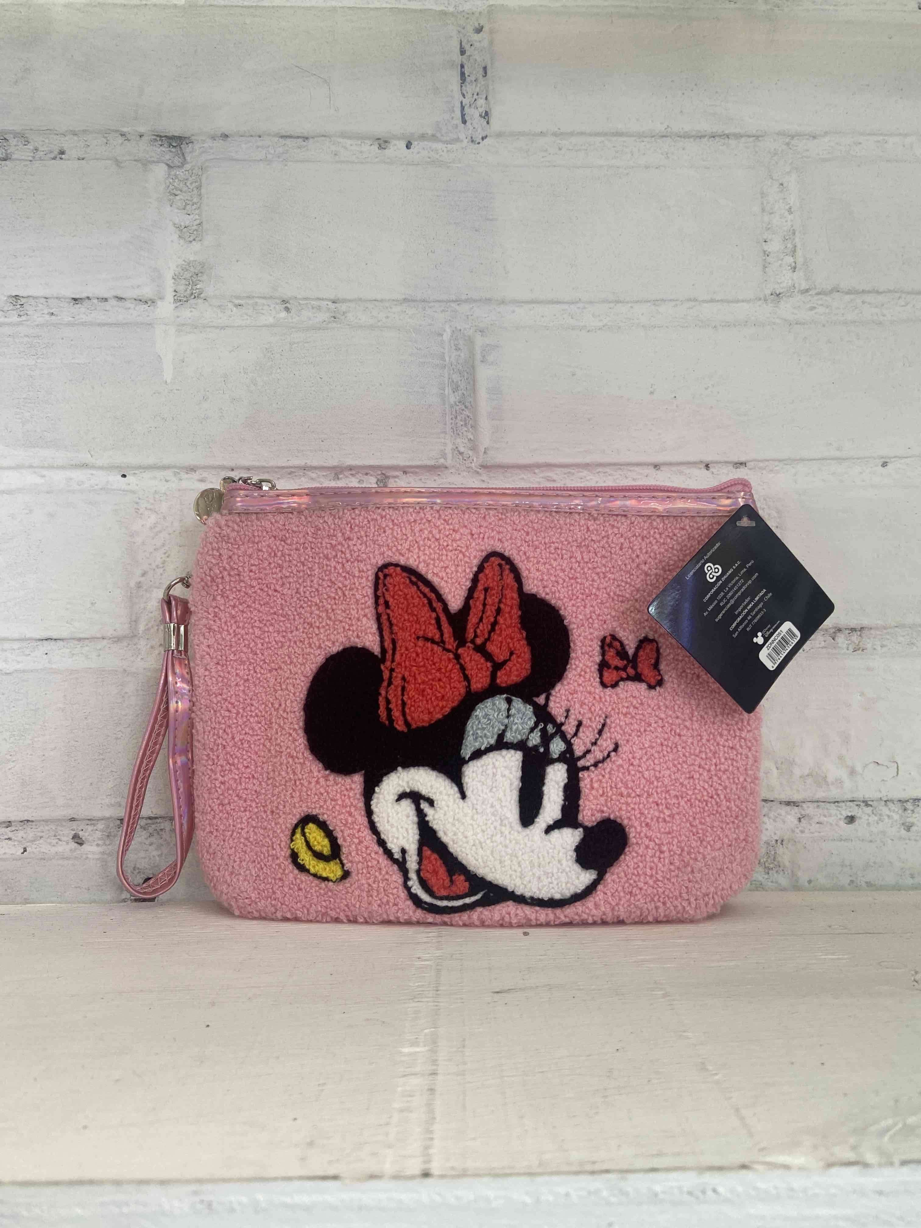 Cosmetiquero rosado Minnie Mouse