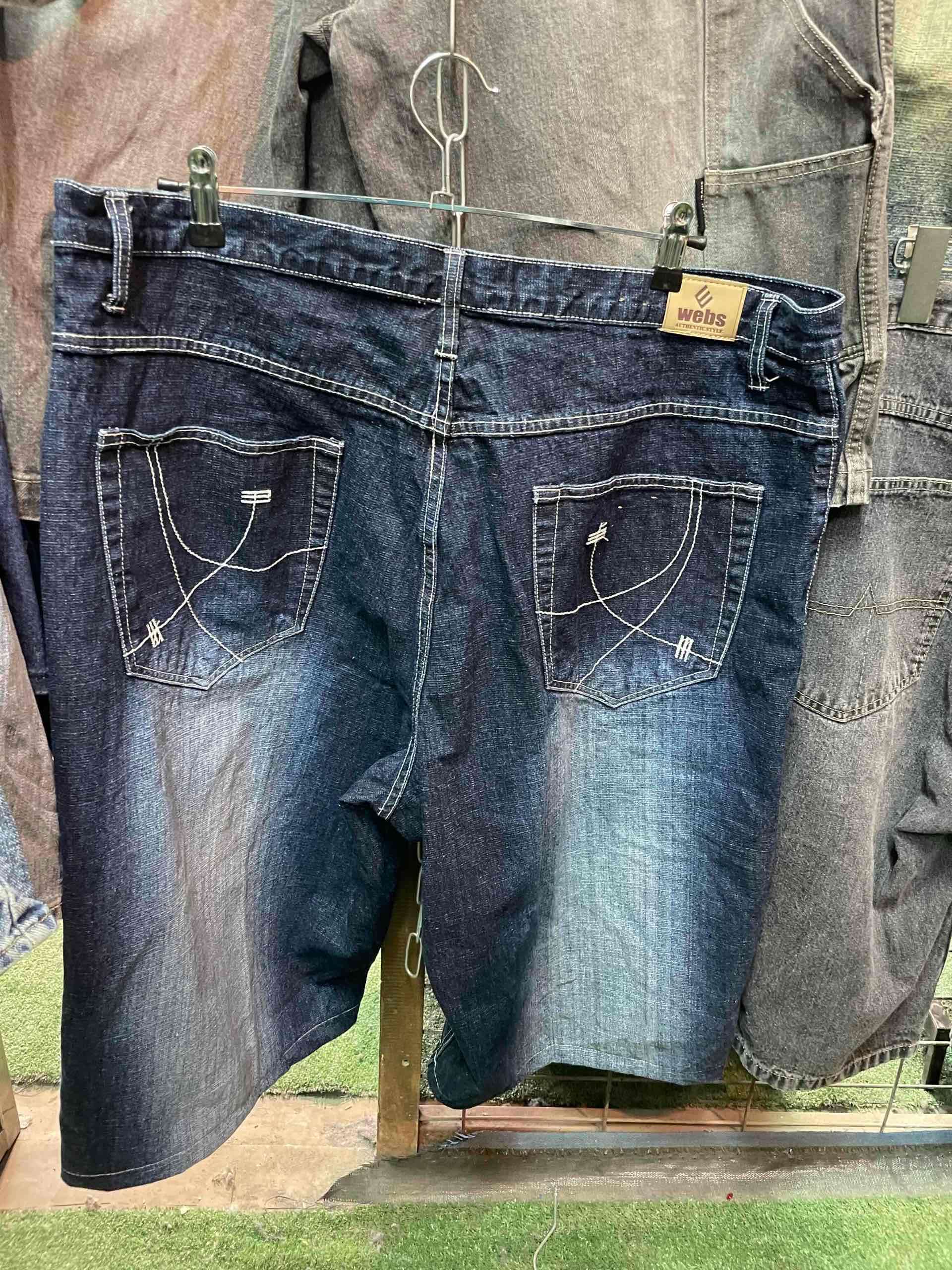 Bermudas de mezclilla azul