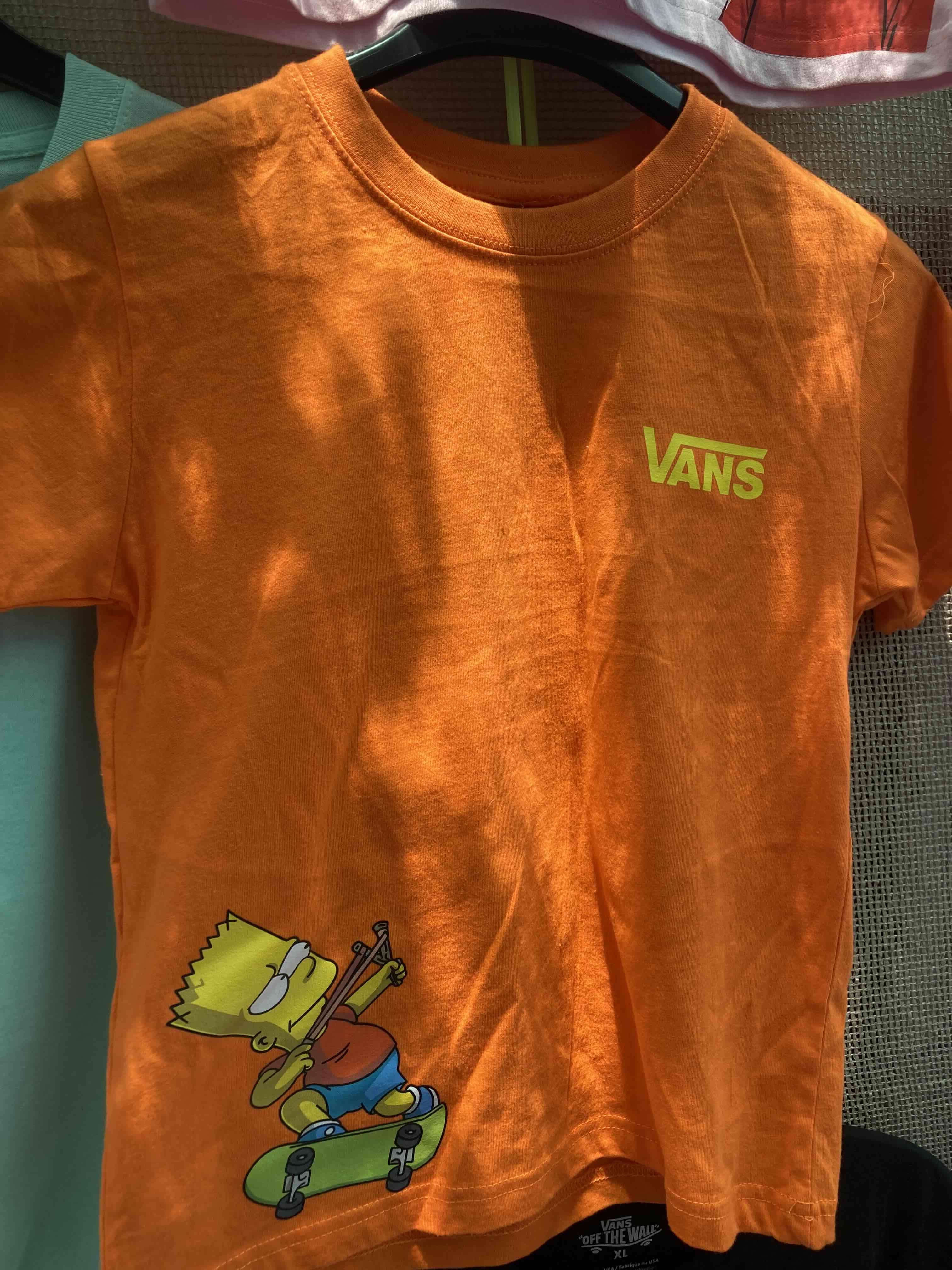 Polera Vans naranja Bart