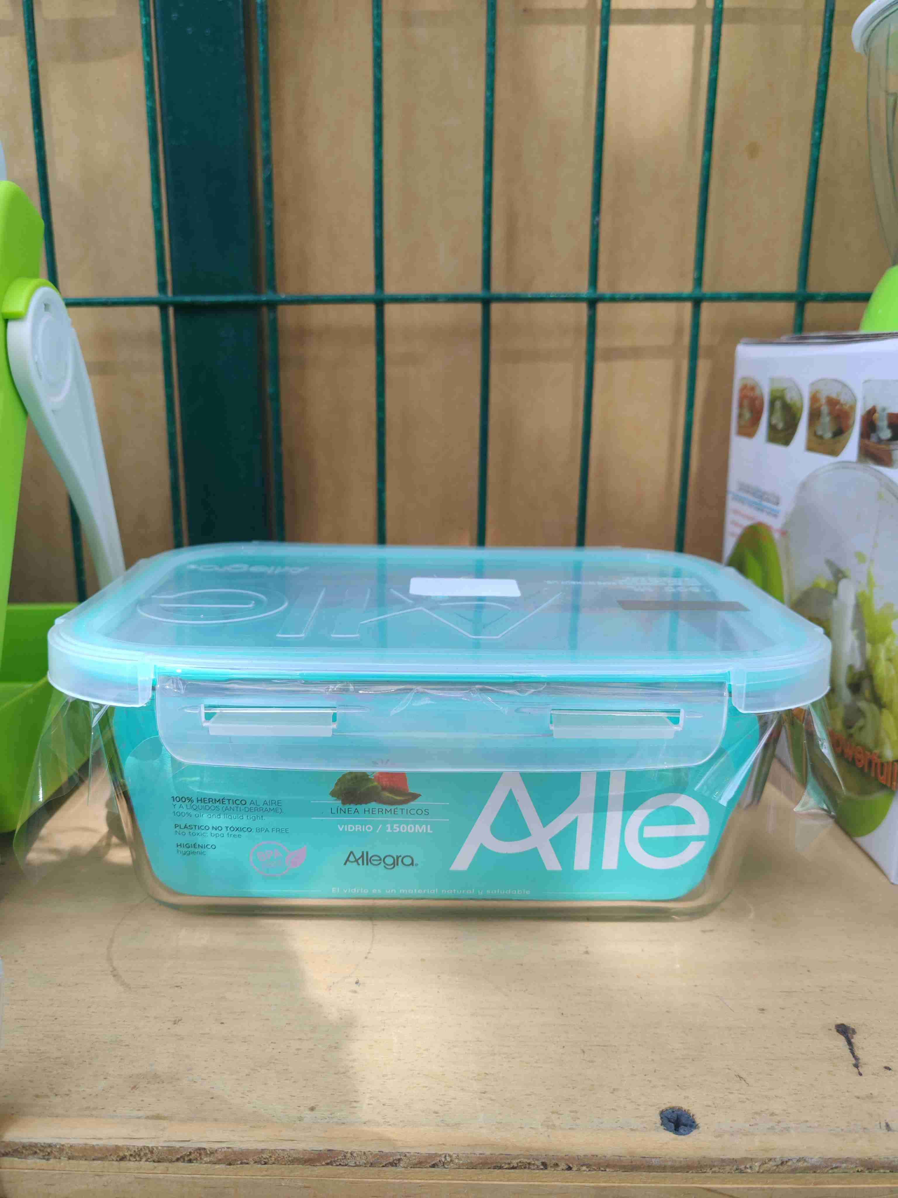 Recipiente hermético de vidrio 1500ml