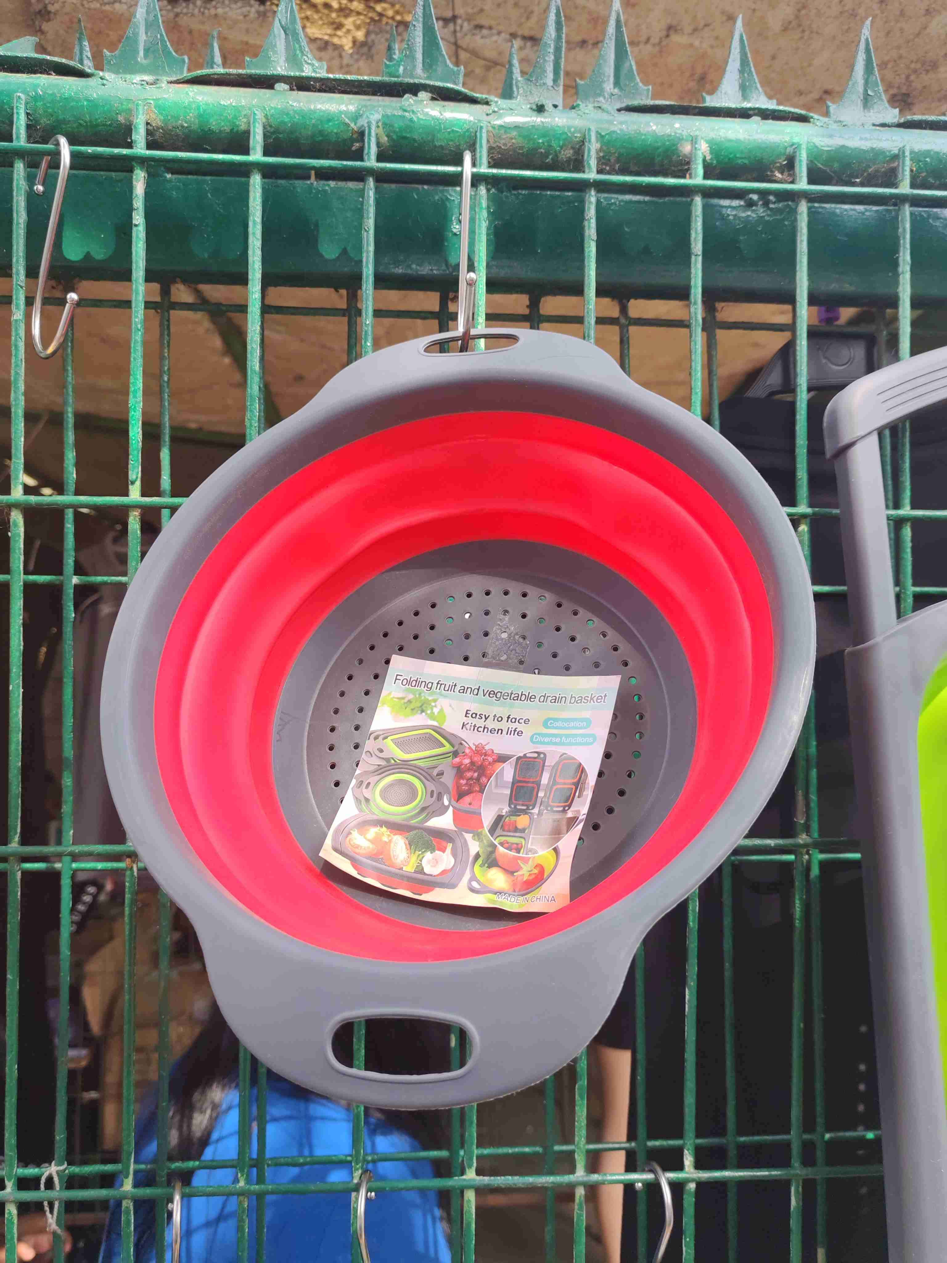 Colador plegable de silicona