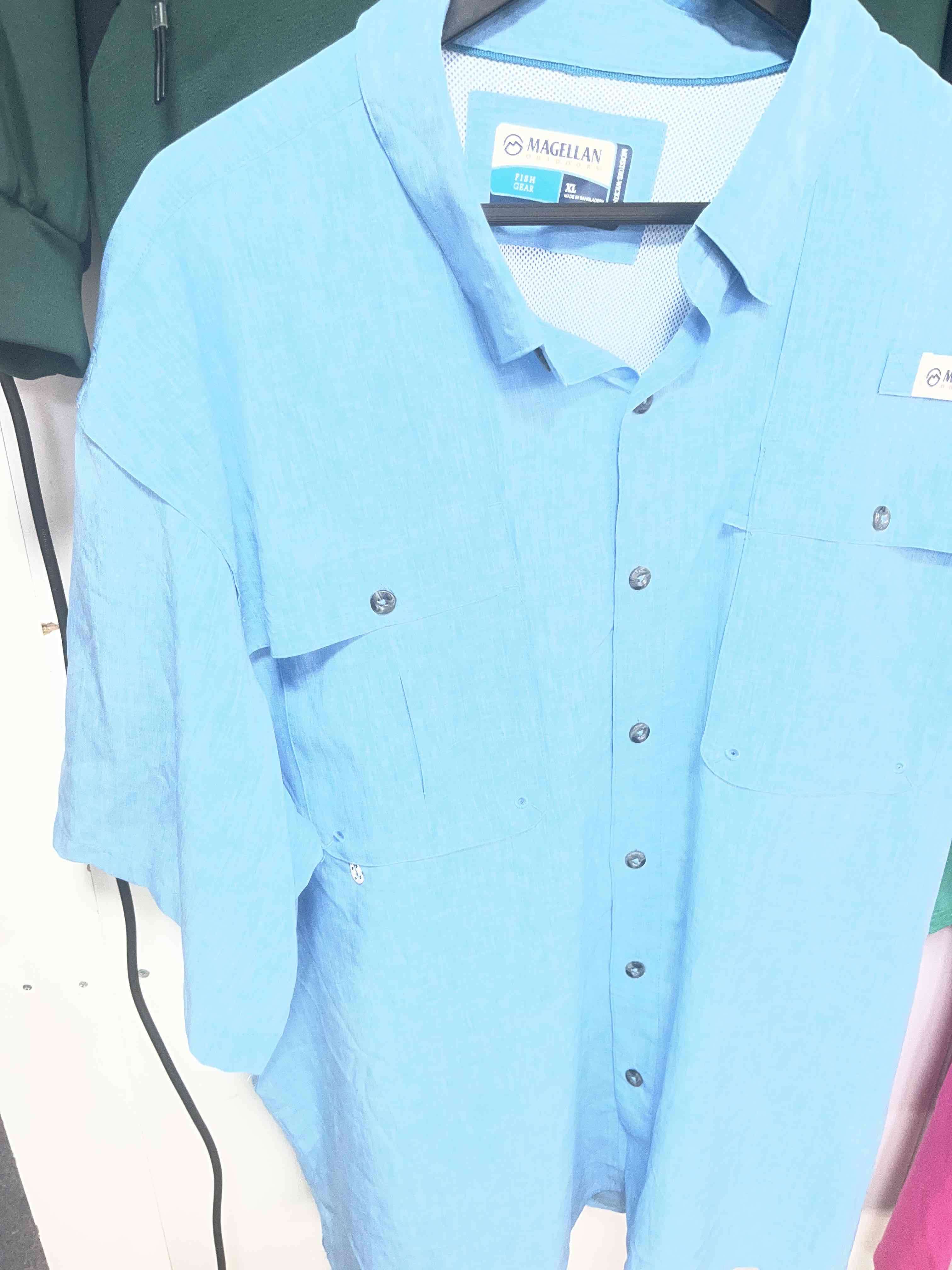 Camisa azul Magellan XL