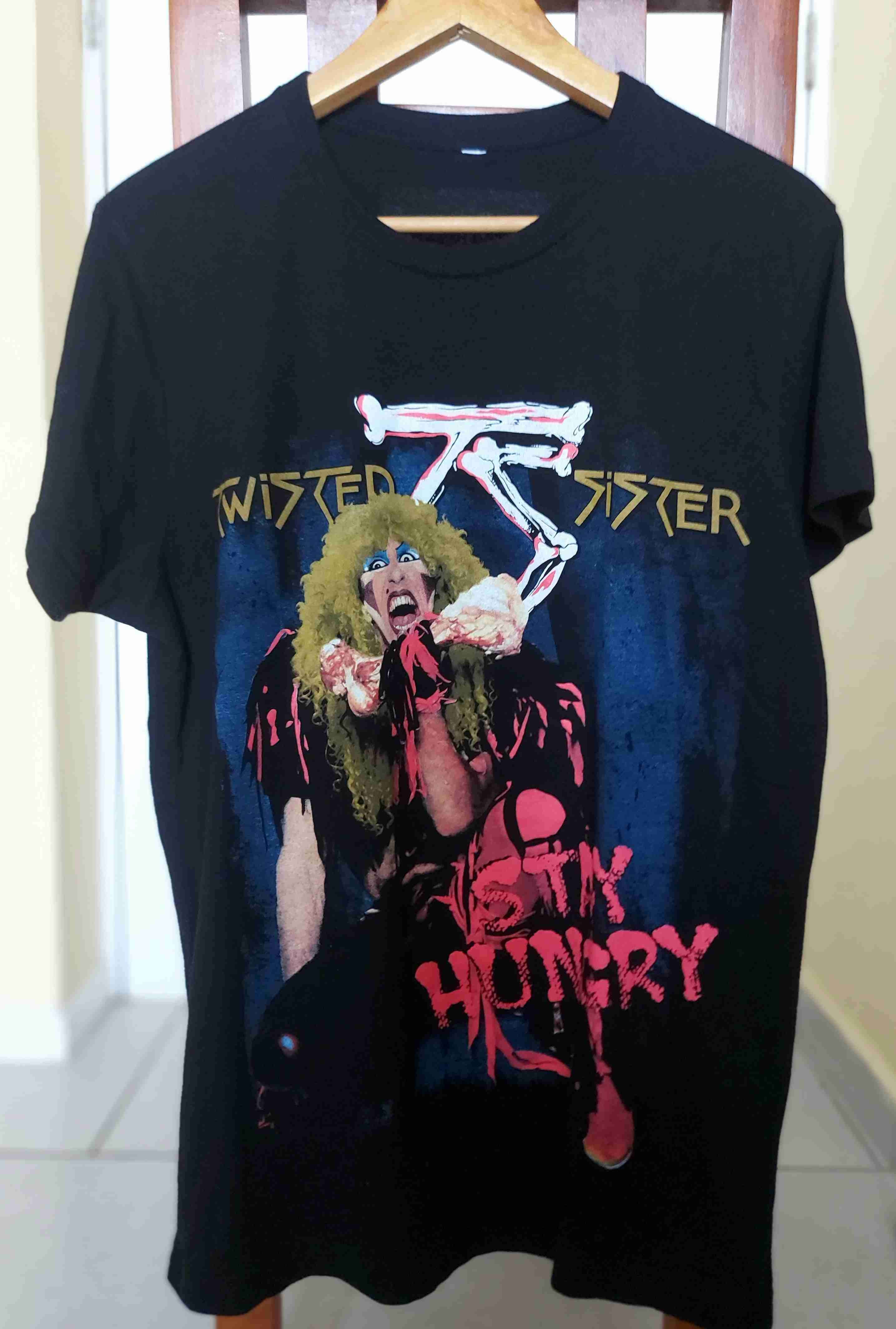 Polera negra Twisted Sister