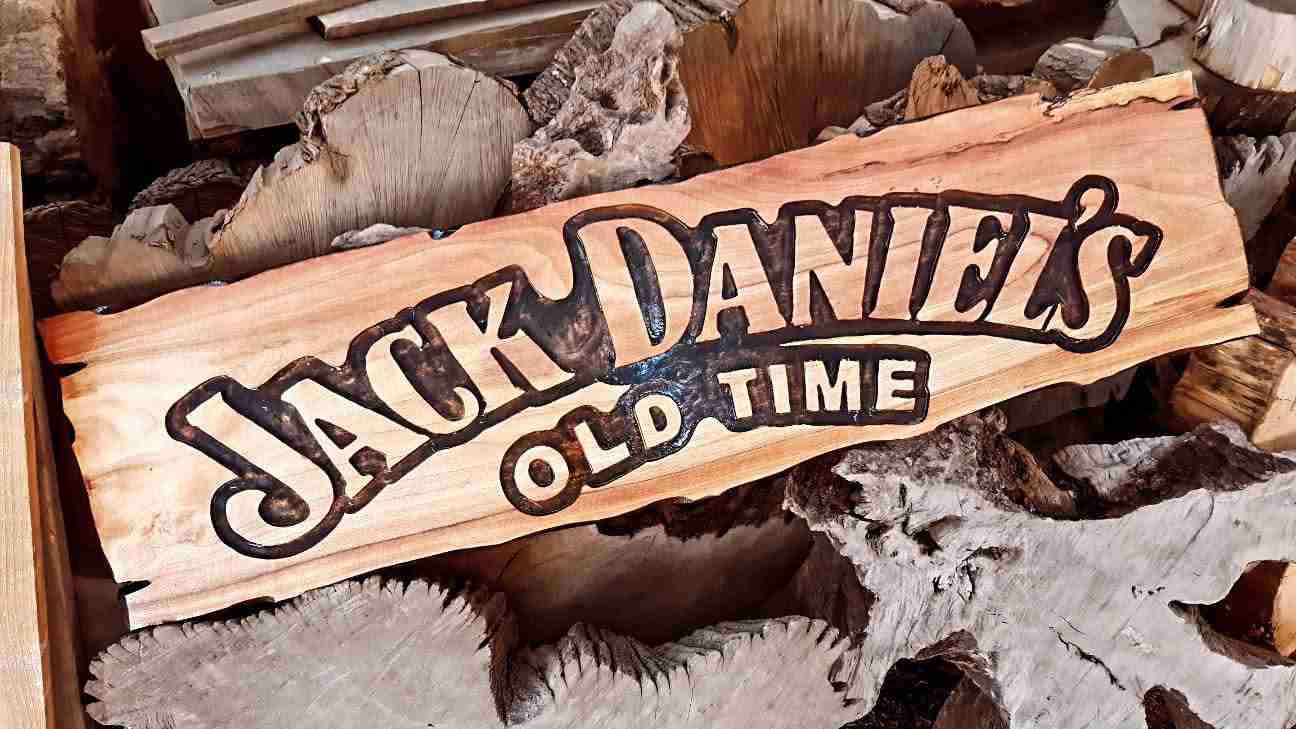 Cartel de madera Jack Daniel's