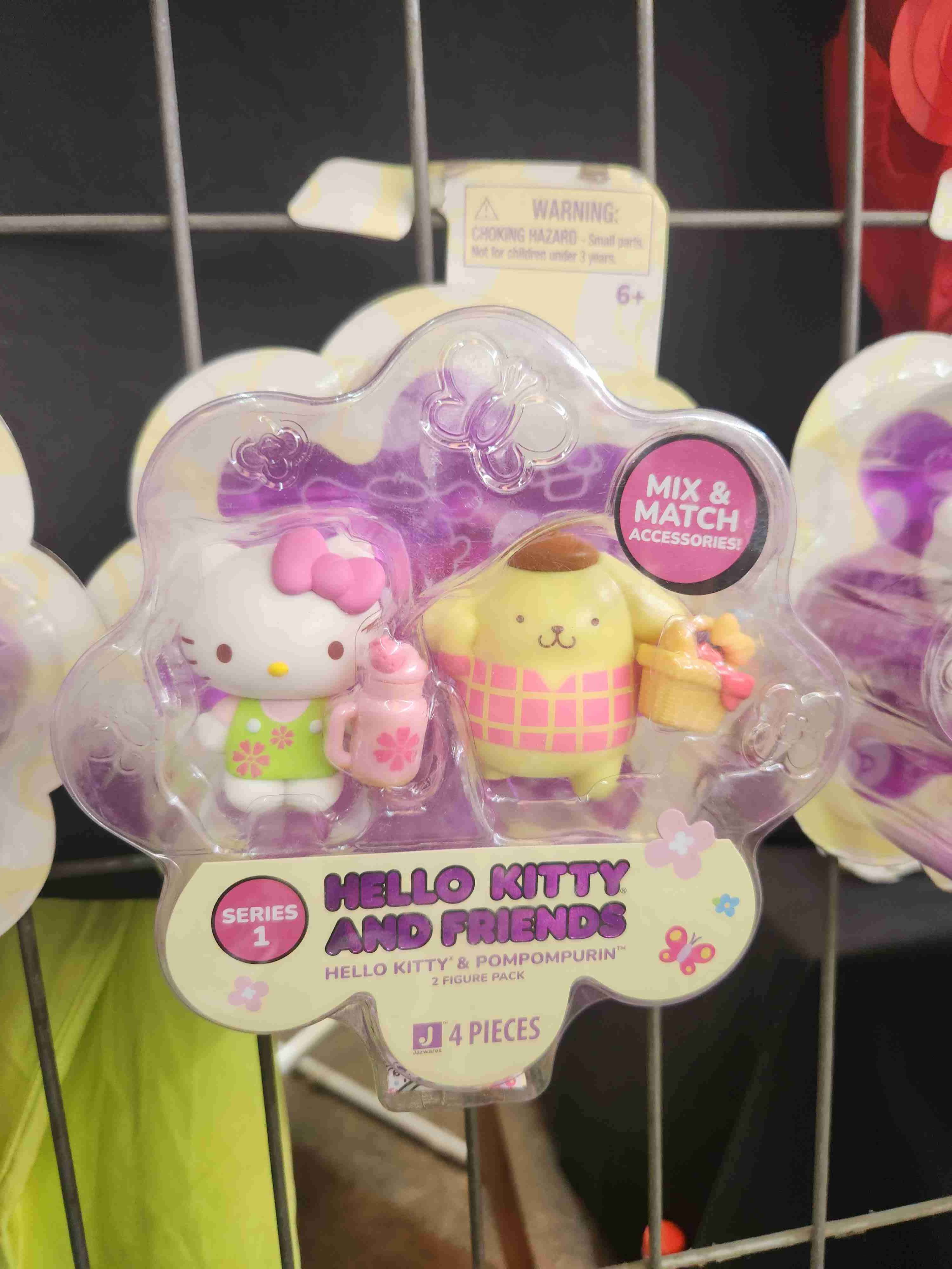 Set figuras Hello Kitty y Pompompurin