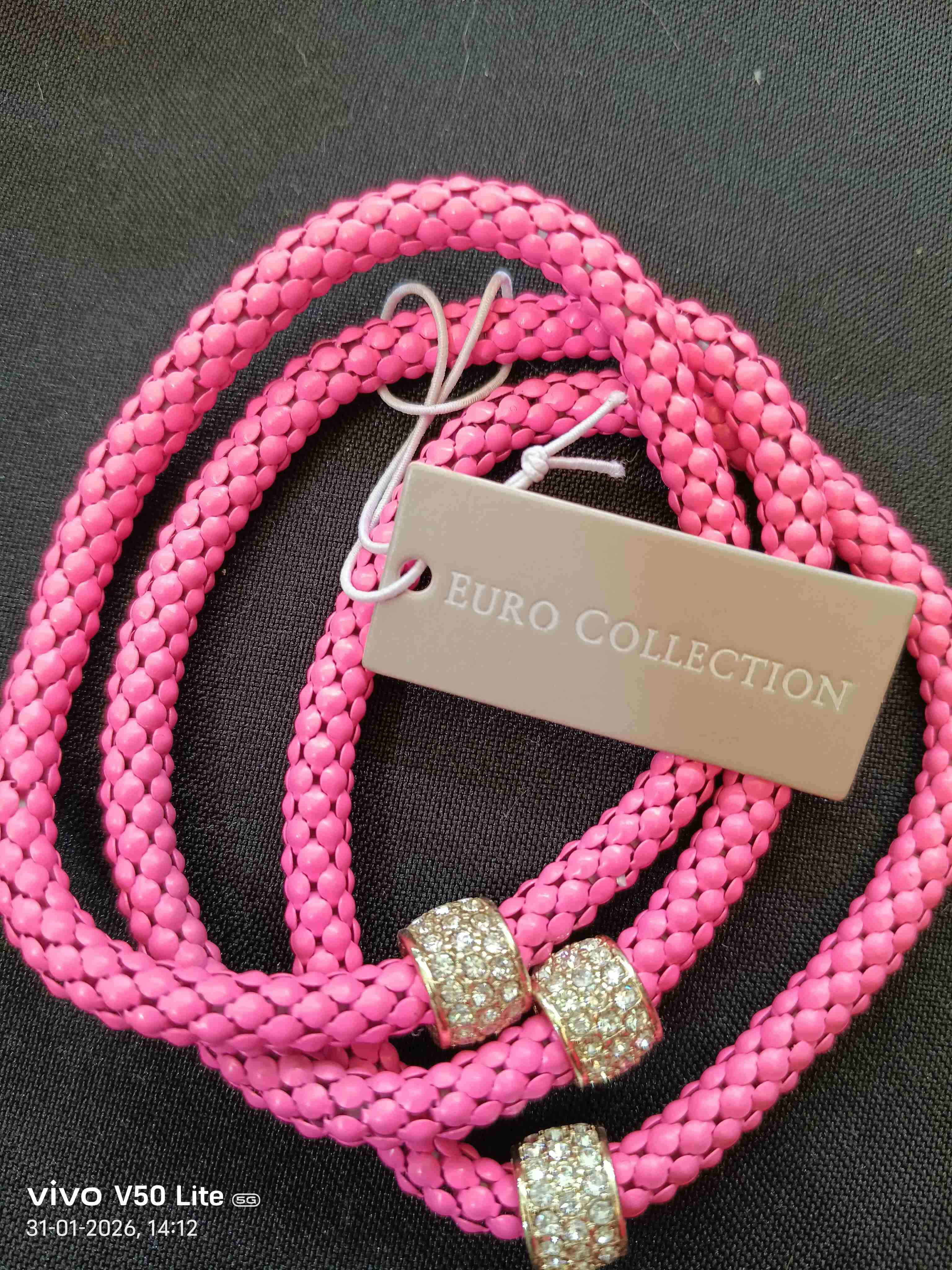 Collar rosa Euro Collection