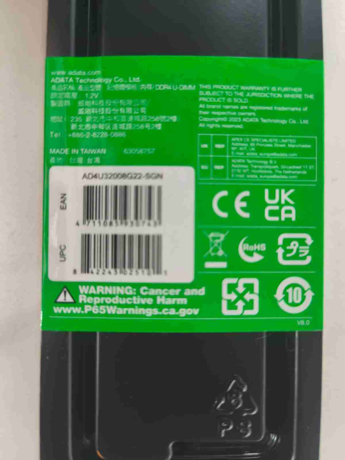 Memoria RAM ADATA DDR4 8GB 3200MHz - miniatura 2