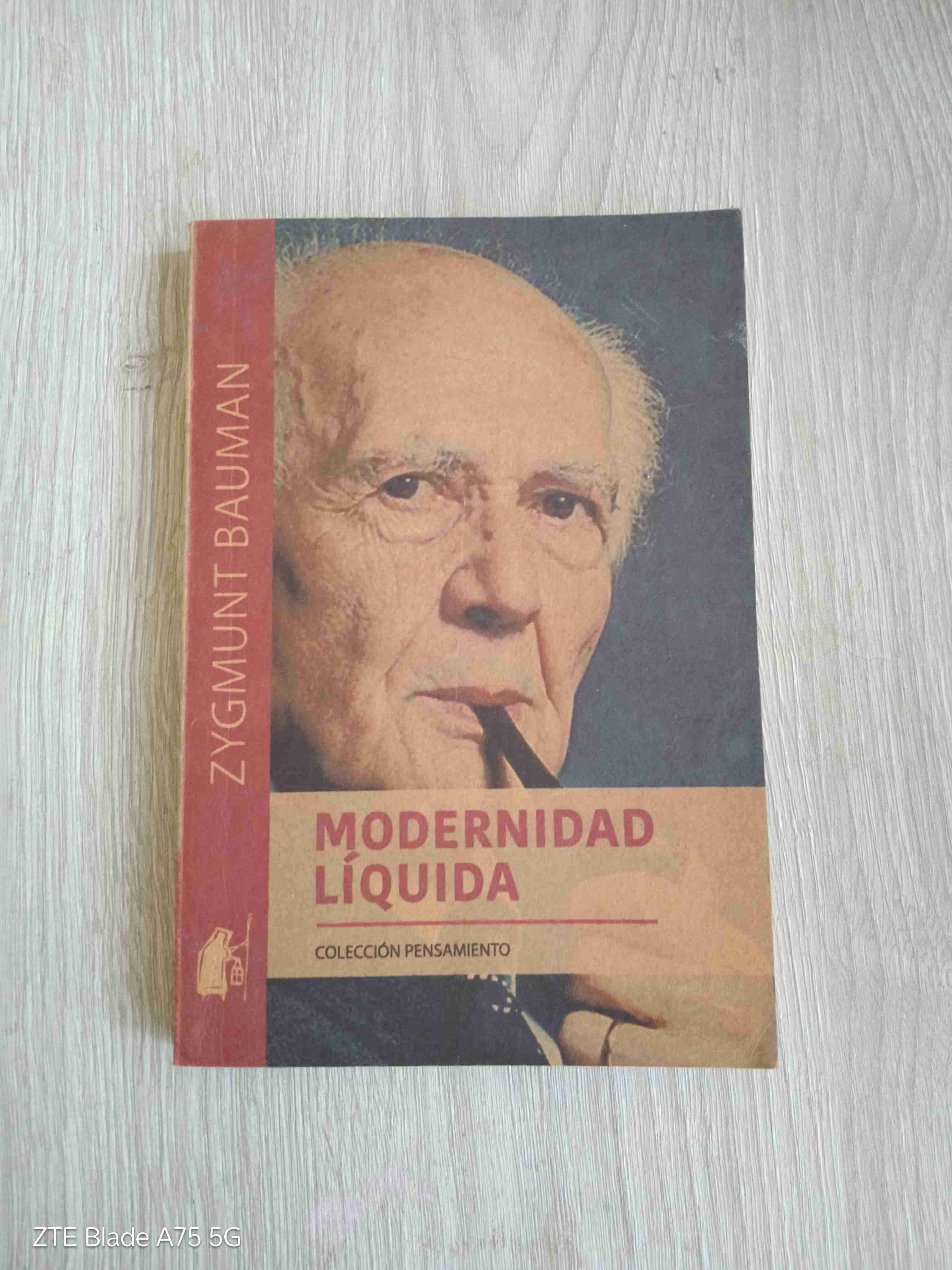 Libro Modernidad Líquida Zygmunt Bauman