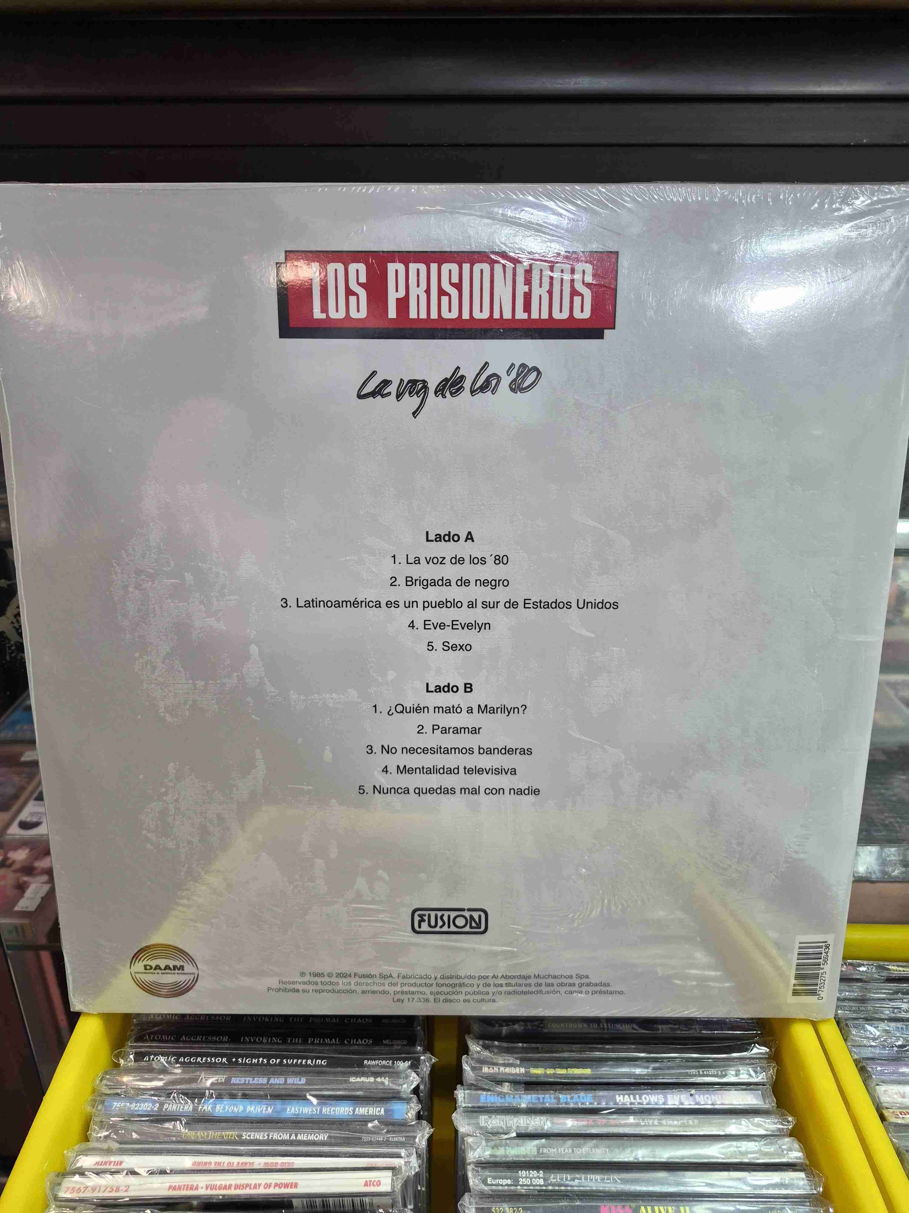 Vinilo Los Prisioneros la viz de los 80 - miniatura 2