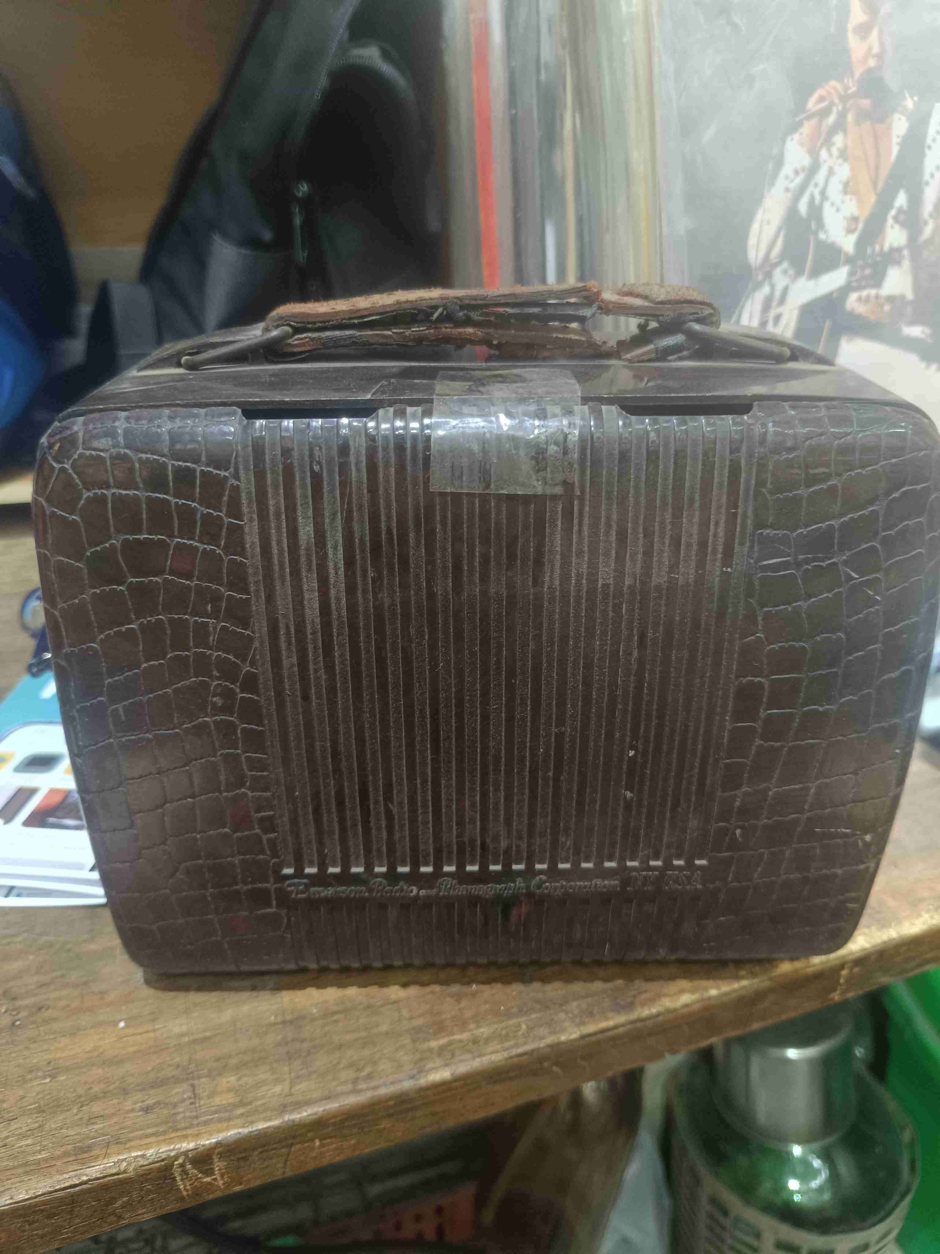 Radio vintage marrón - miniatura 2