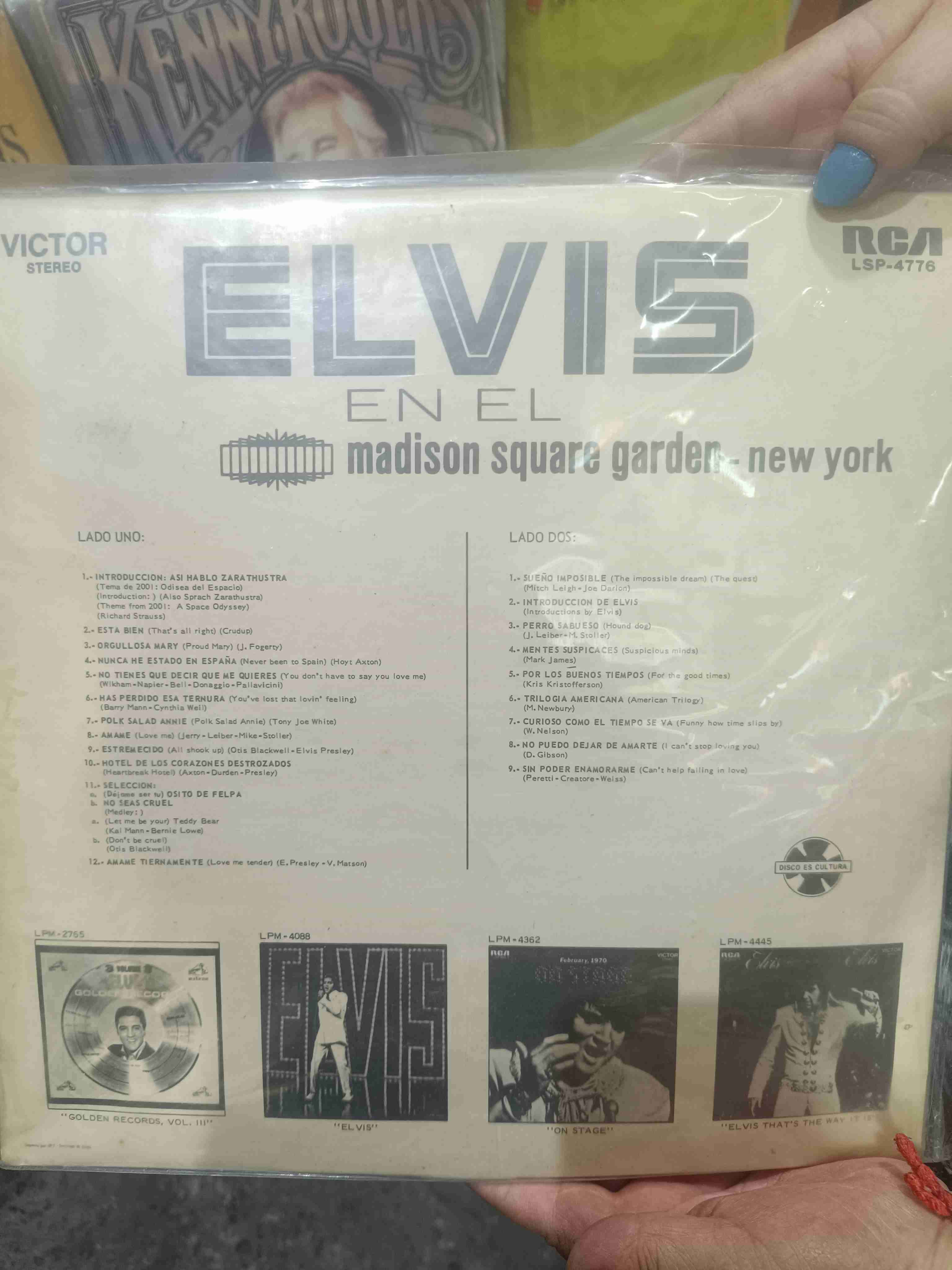 Vinilo de Elvis en Madison Square Garden - miniatura 2