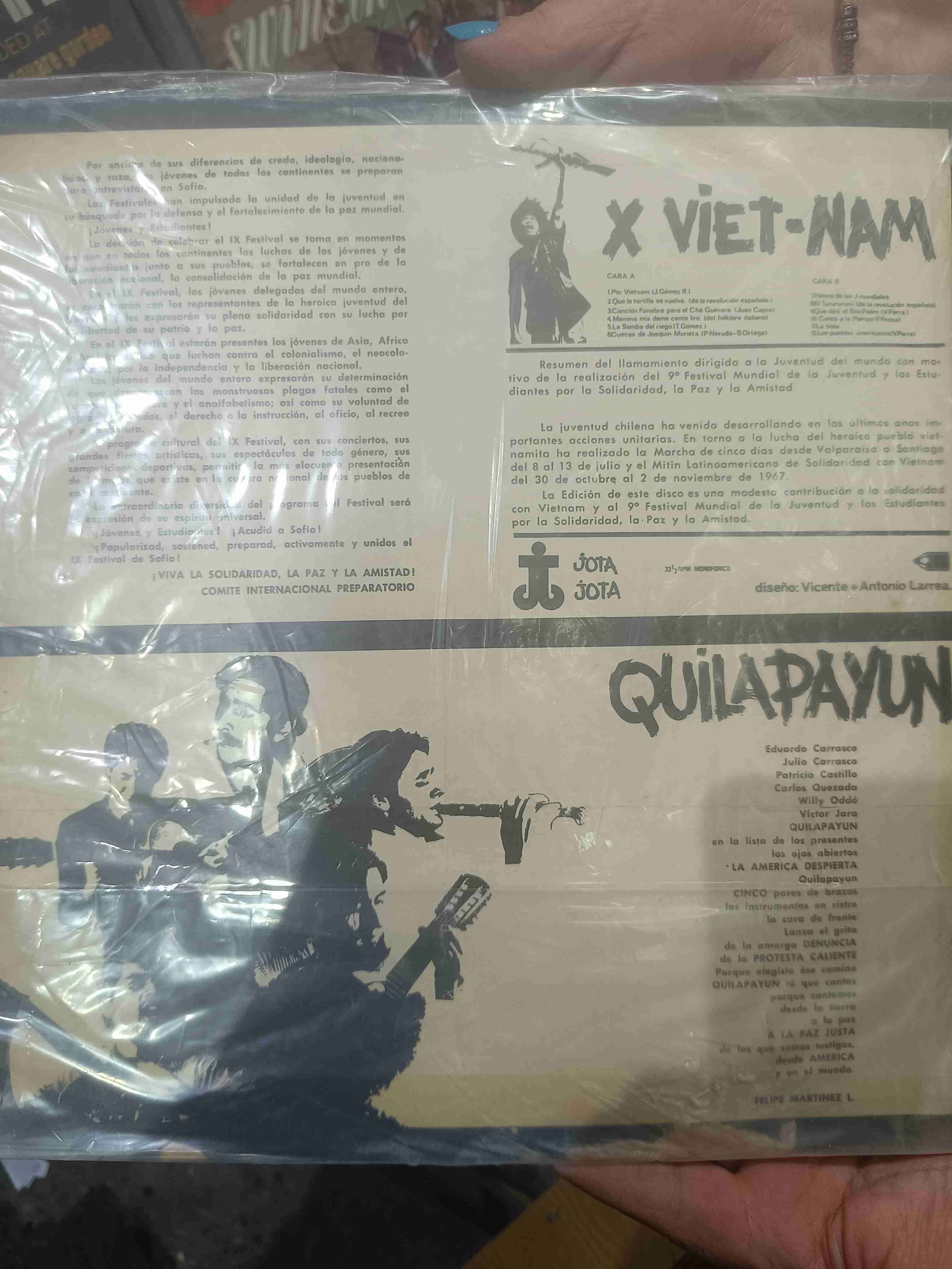 Vinilo vintage Jota Jota - miniatura 2