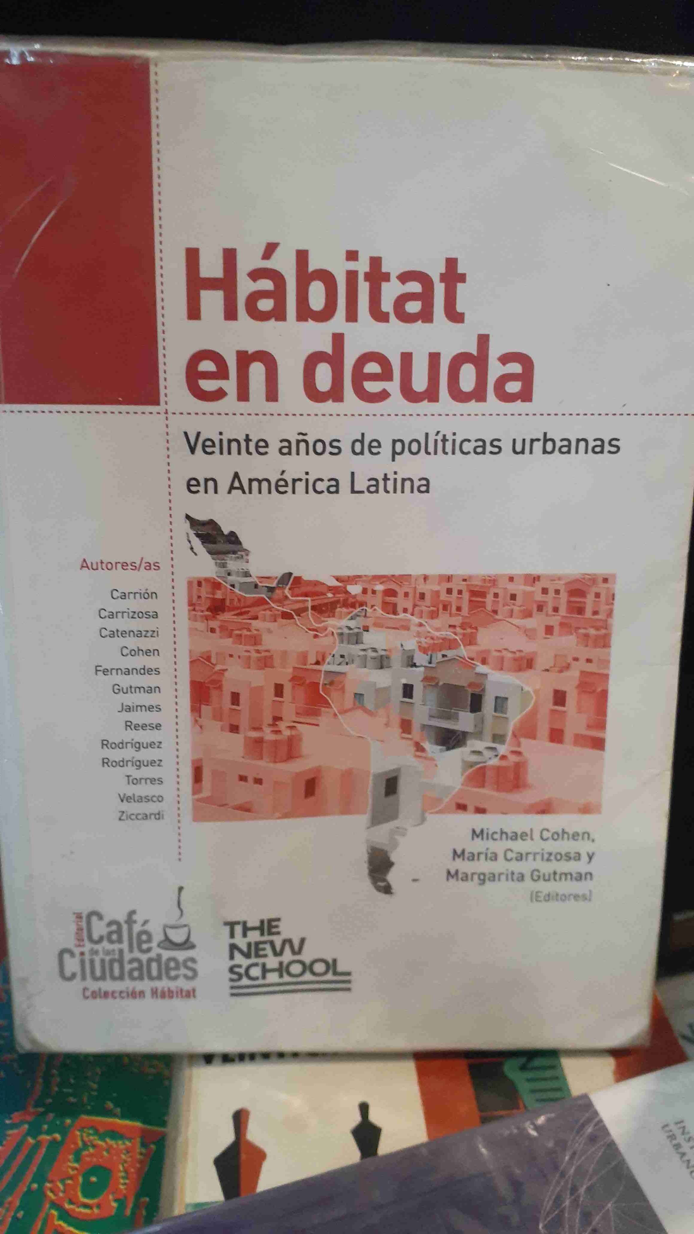 Libro Hábitat en deuda