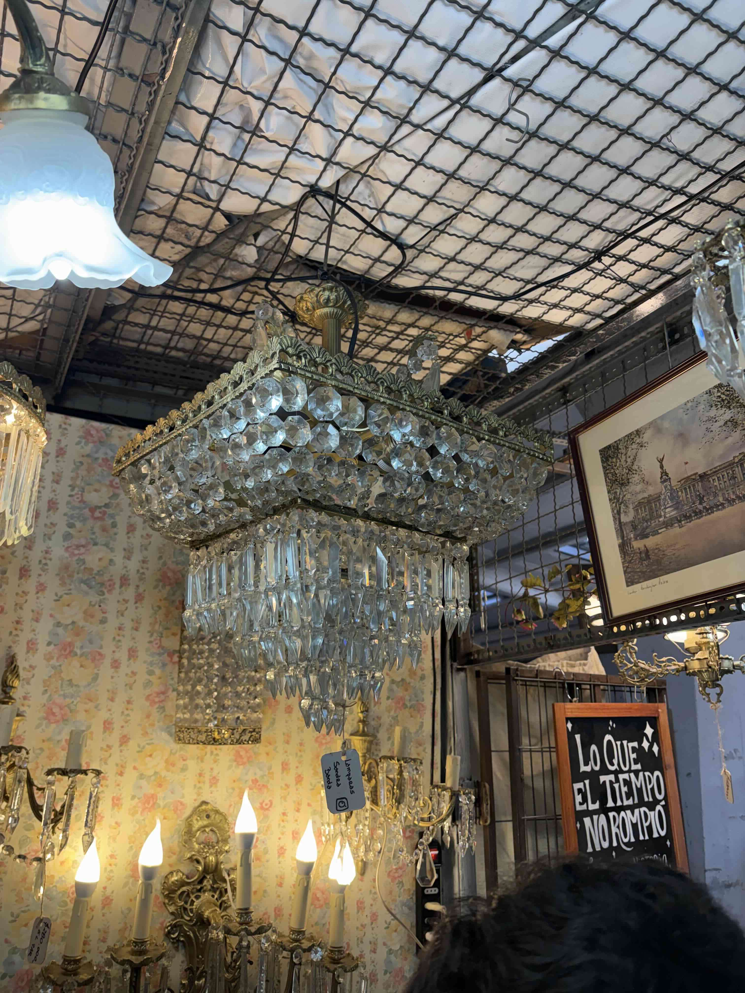 Lámpara de techo tipo araña