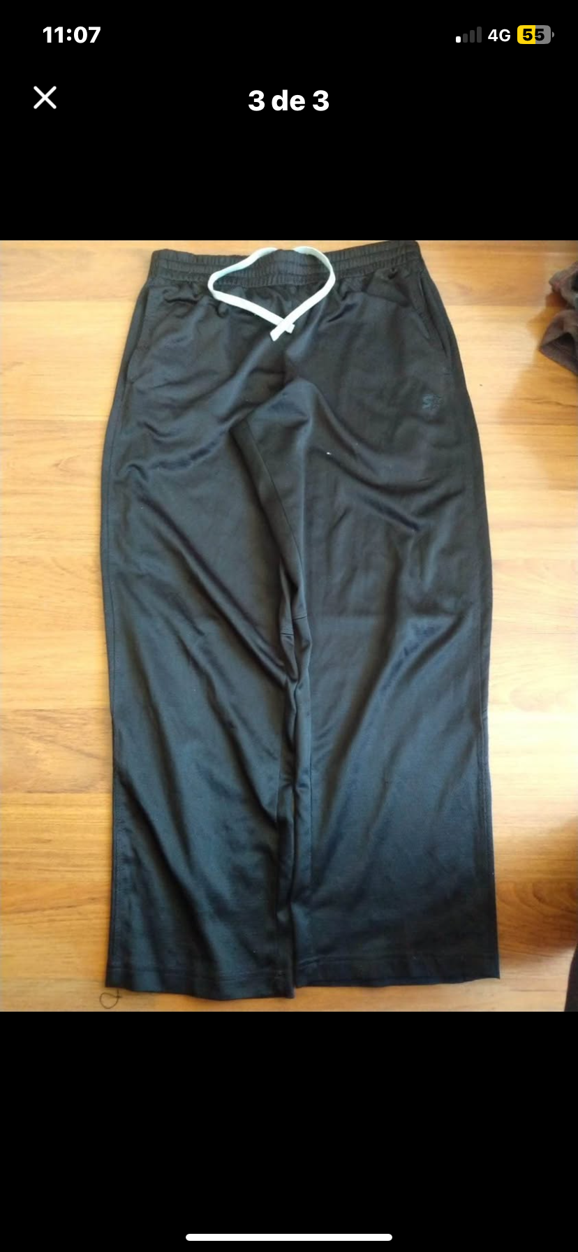 Pantalones deportivos negros - miniatura 3