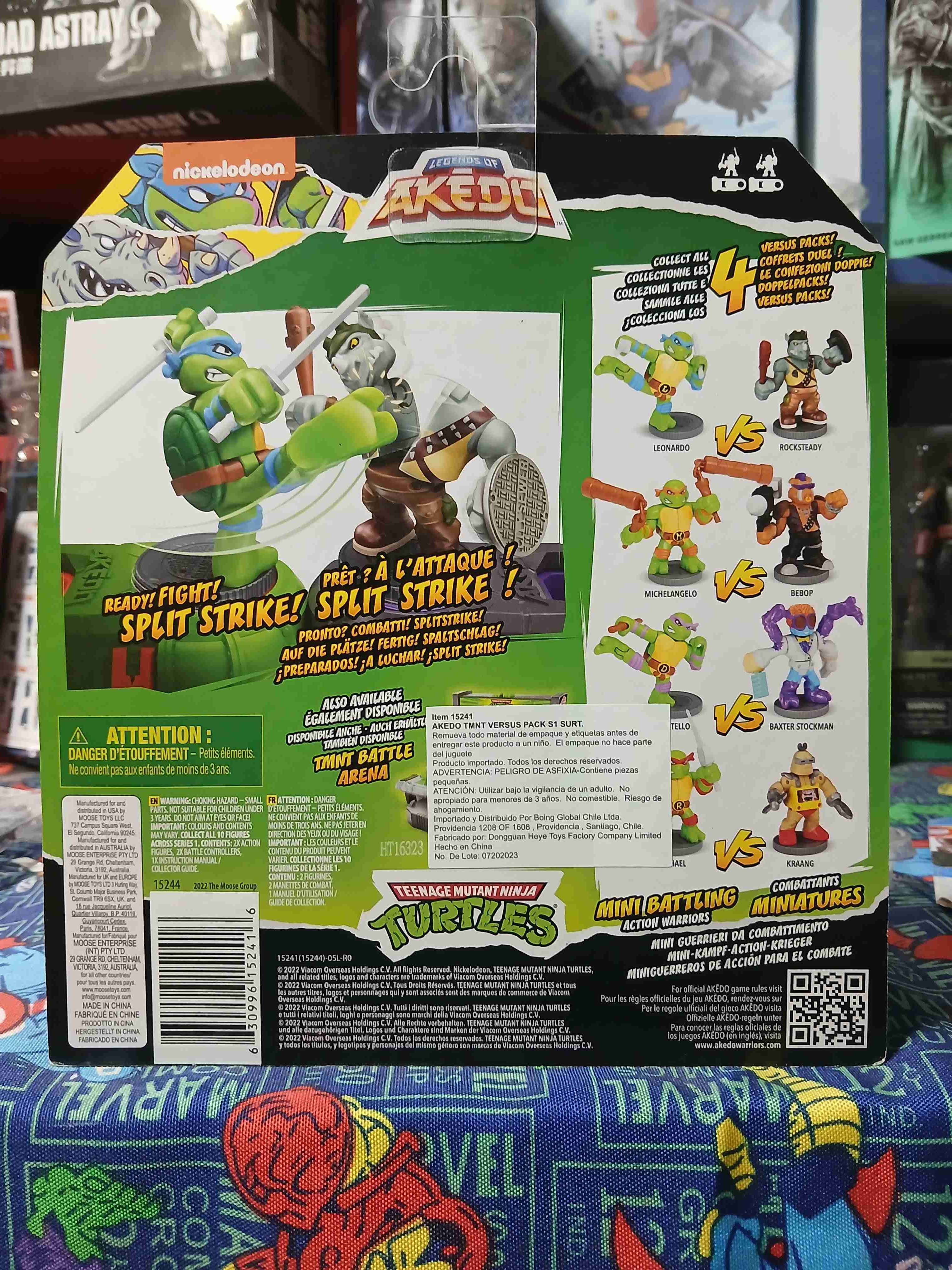 Pack miniaturas Akedo Tortugas Ninja - miniatura 2