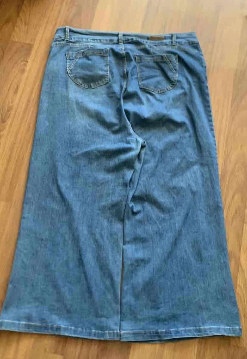 Jeans anchos azul oscuro - miniatura 2