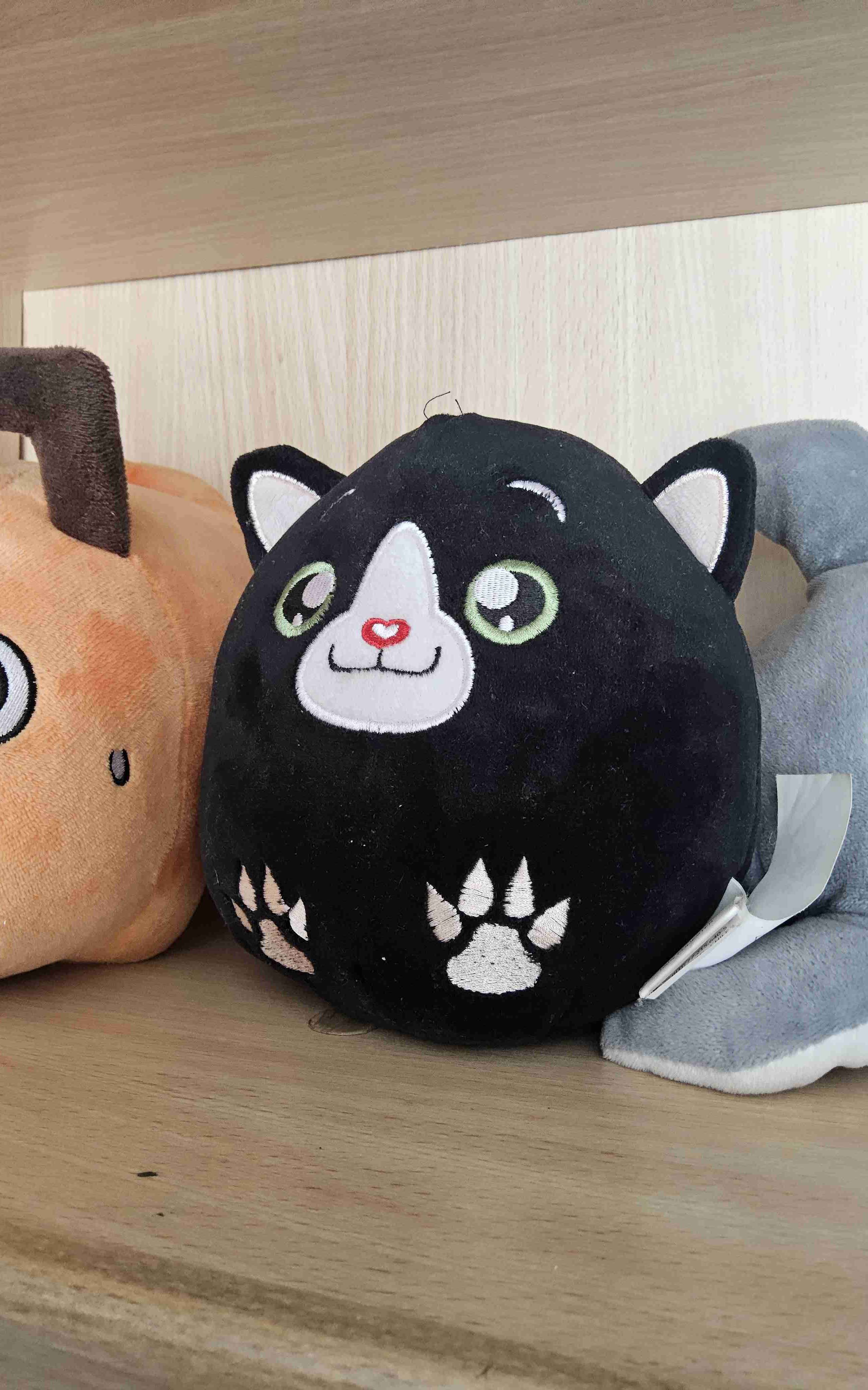 Peluche gato negro kawaii