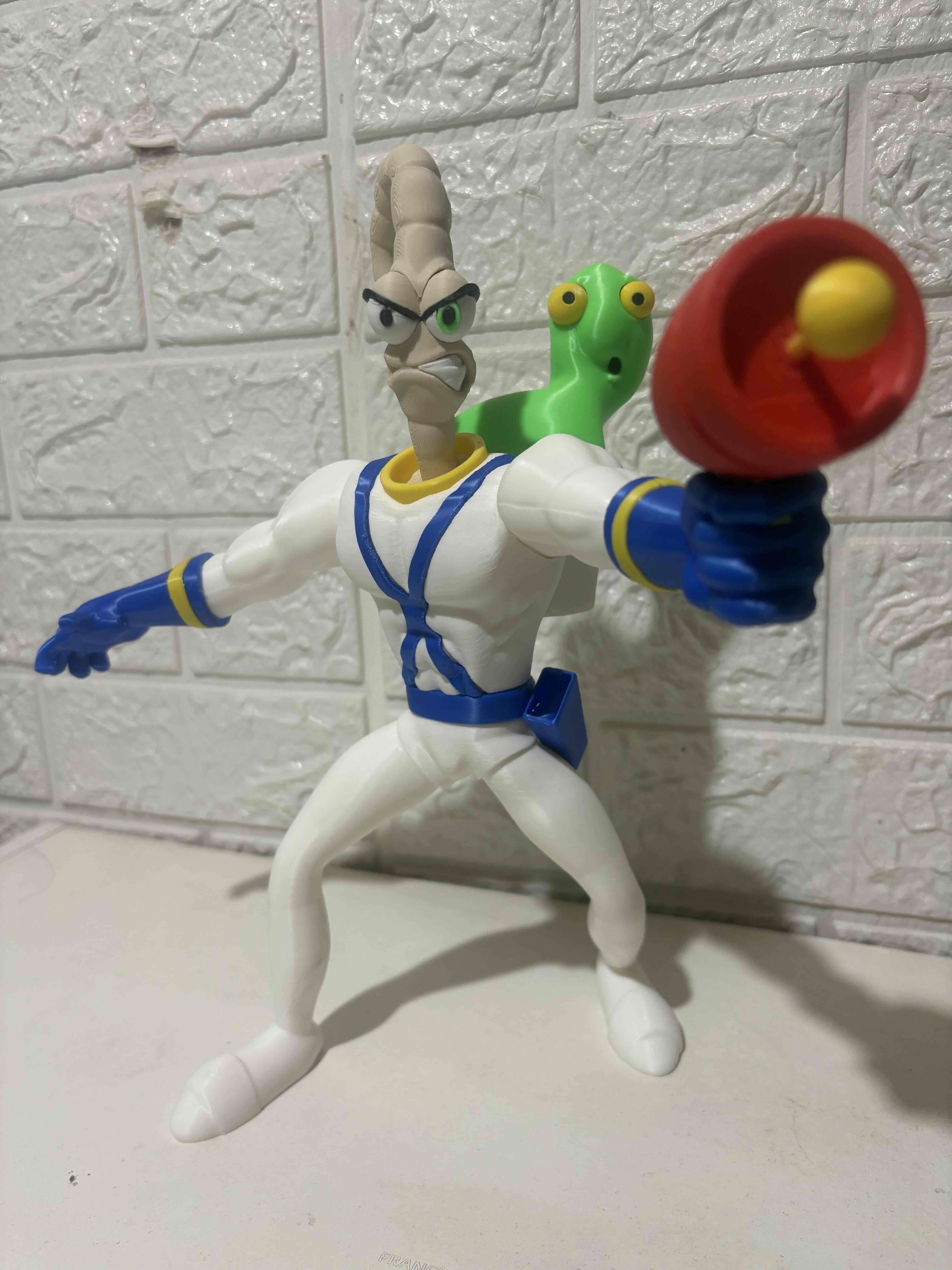 Figura de acción Earthworm Jim 3D