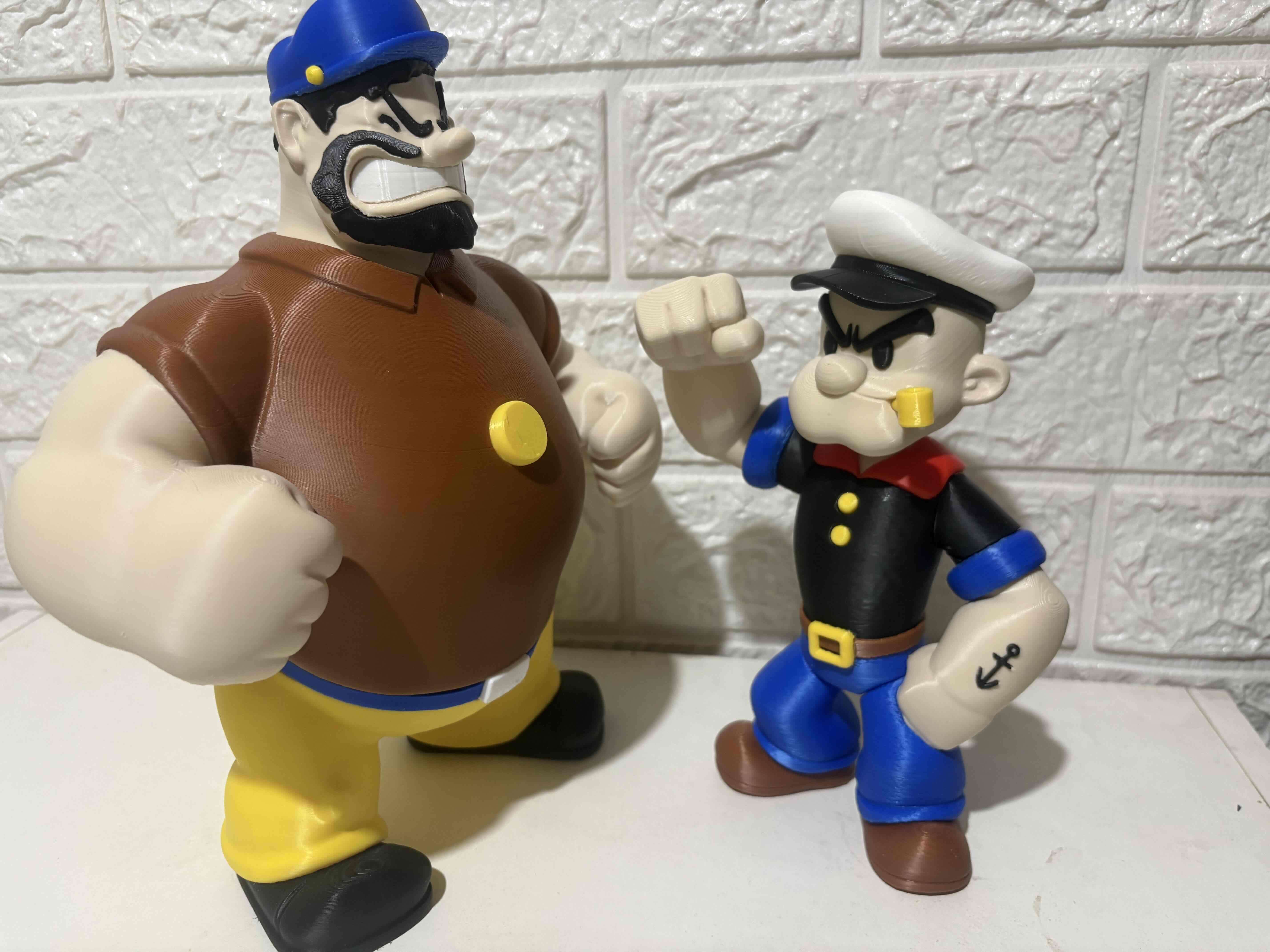 Figuras Popeye y Brutus de colección - miniatura 2