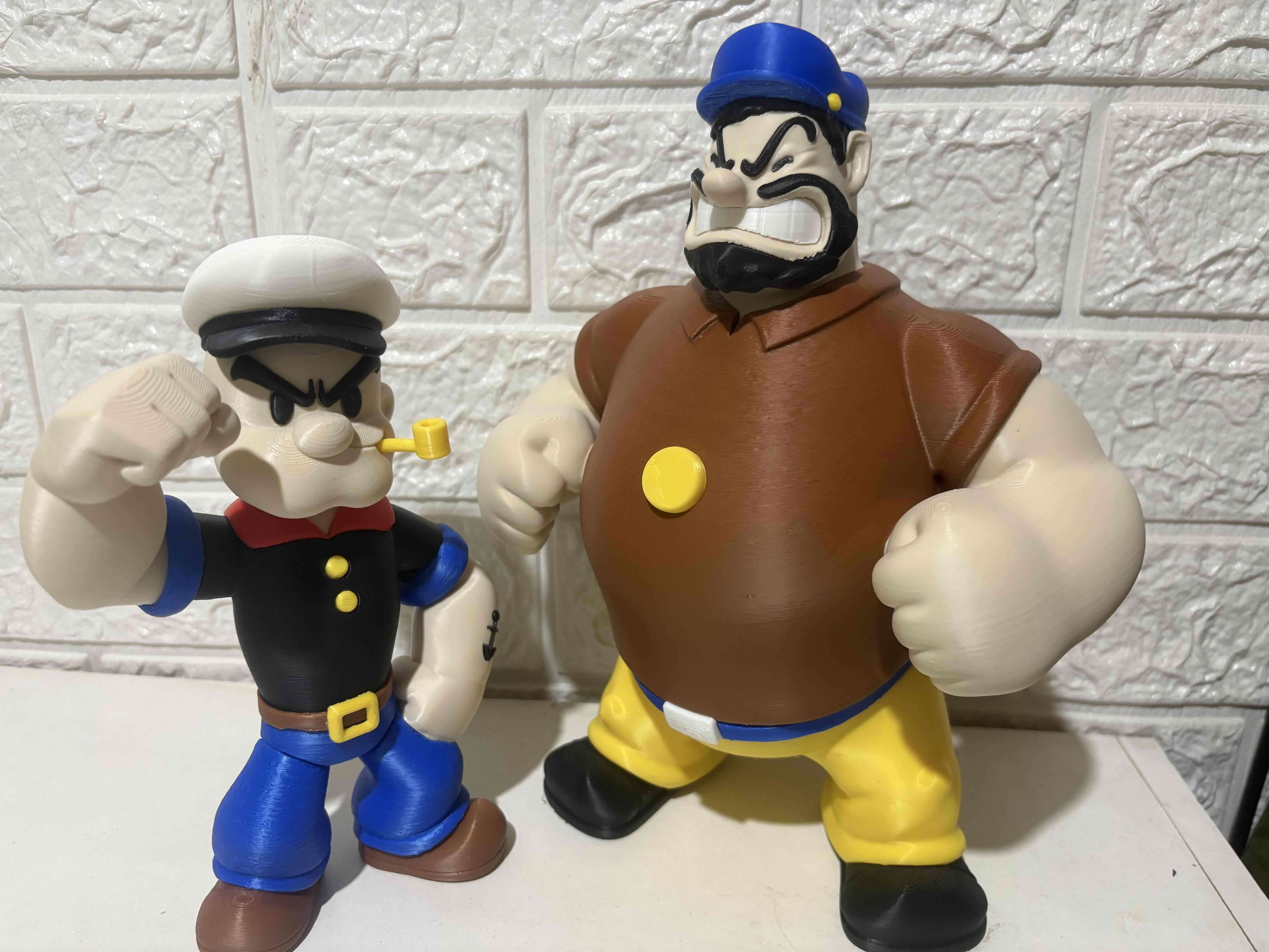Figuras Popeye y Brutus de colección - miniatura 3