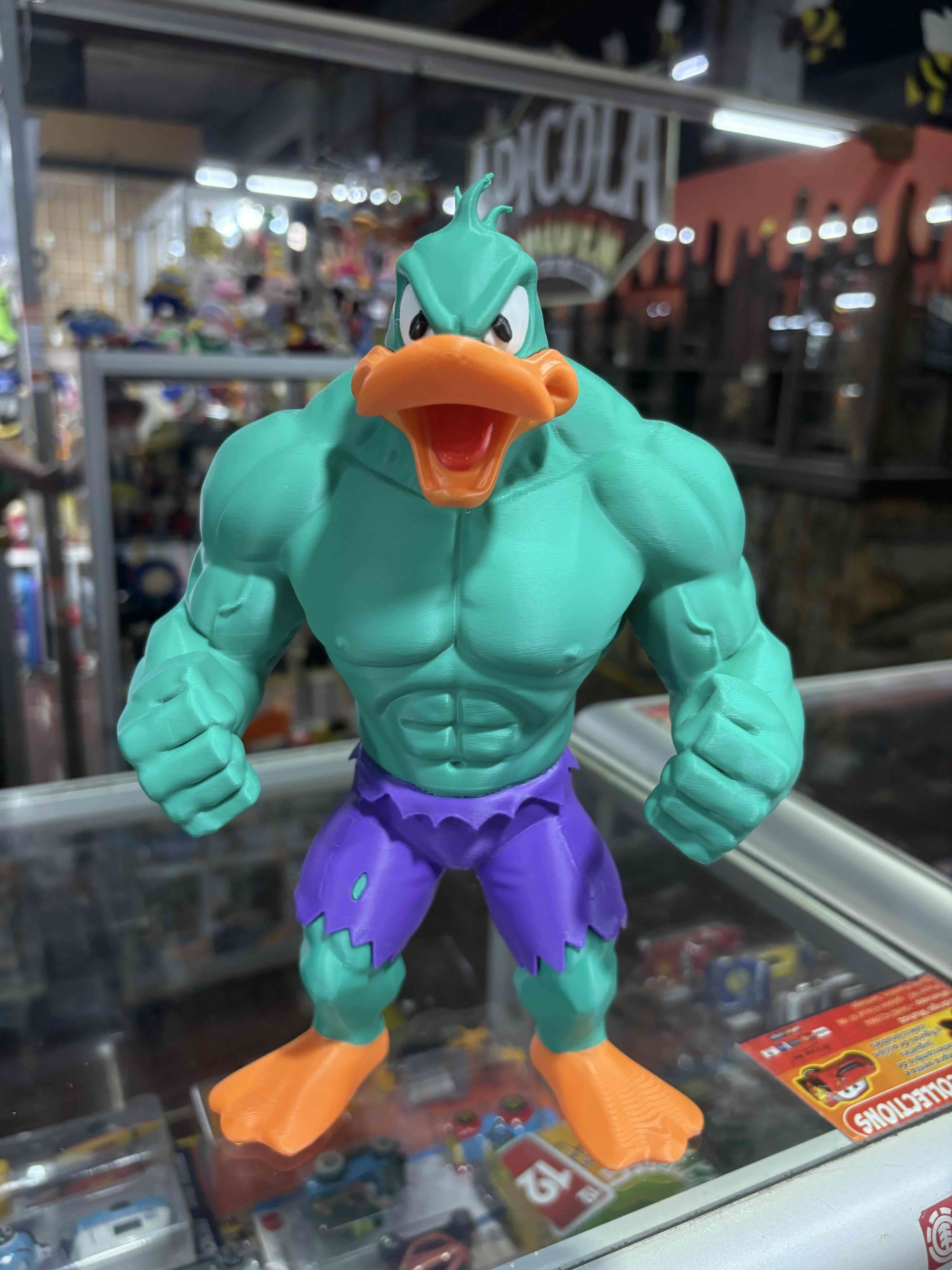 Figura coleccionable de Hulk pato lucas