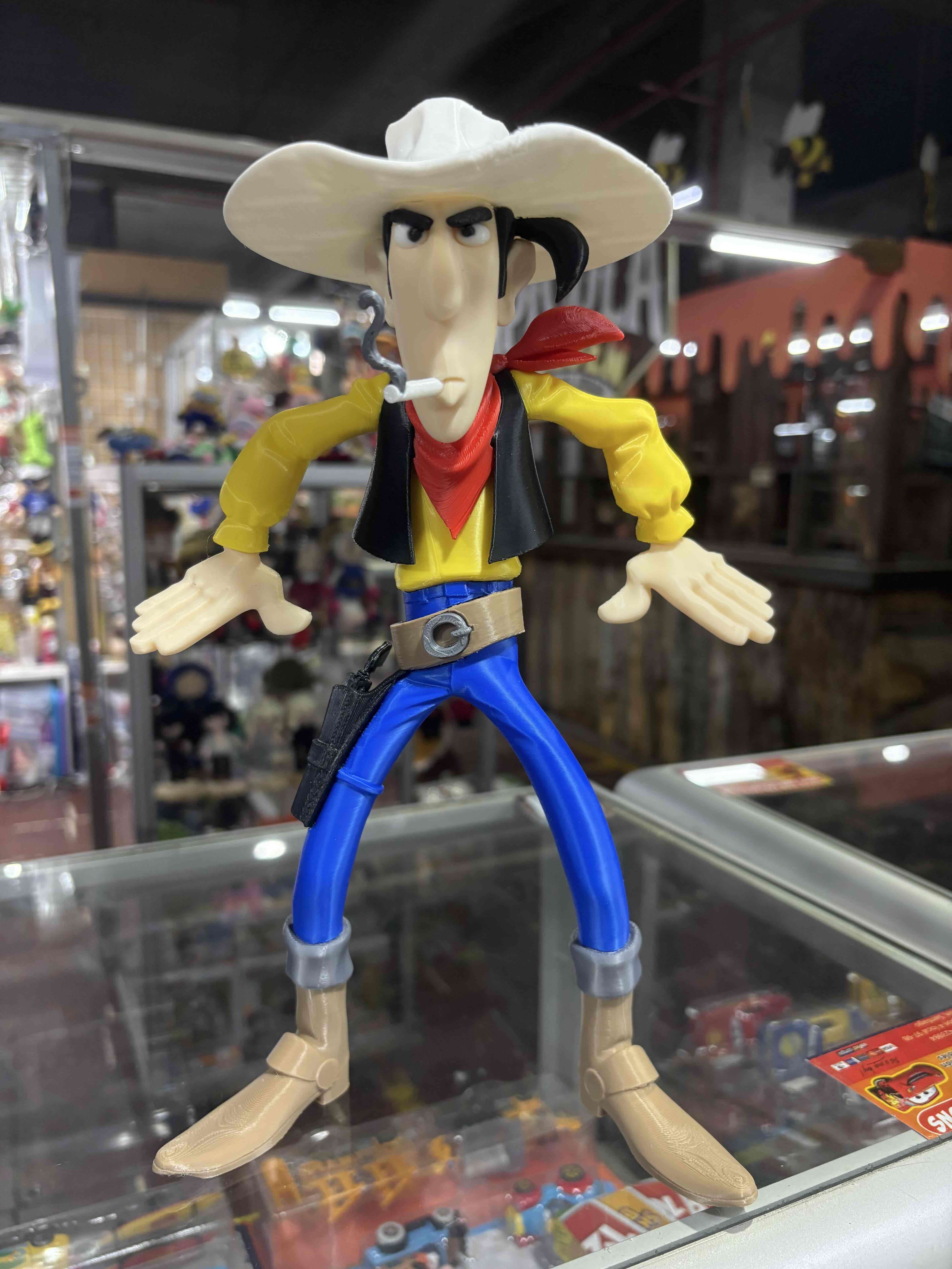 Figura de acción Lucky luke impresión 3D