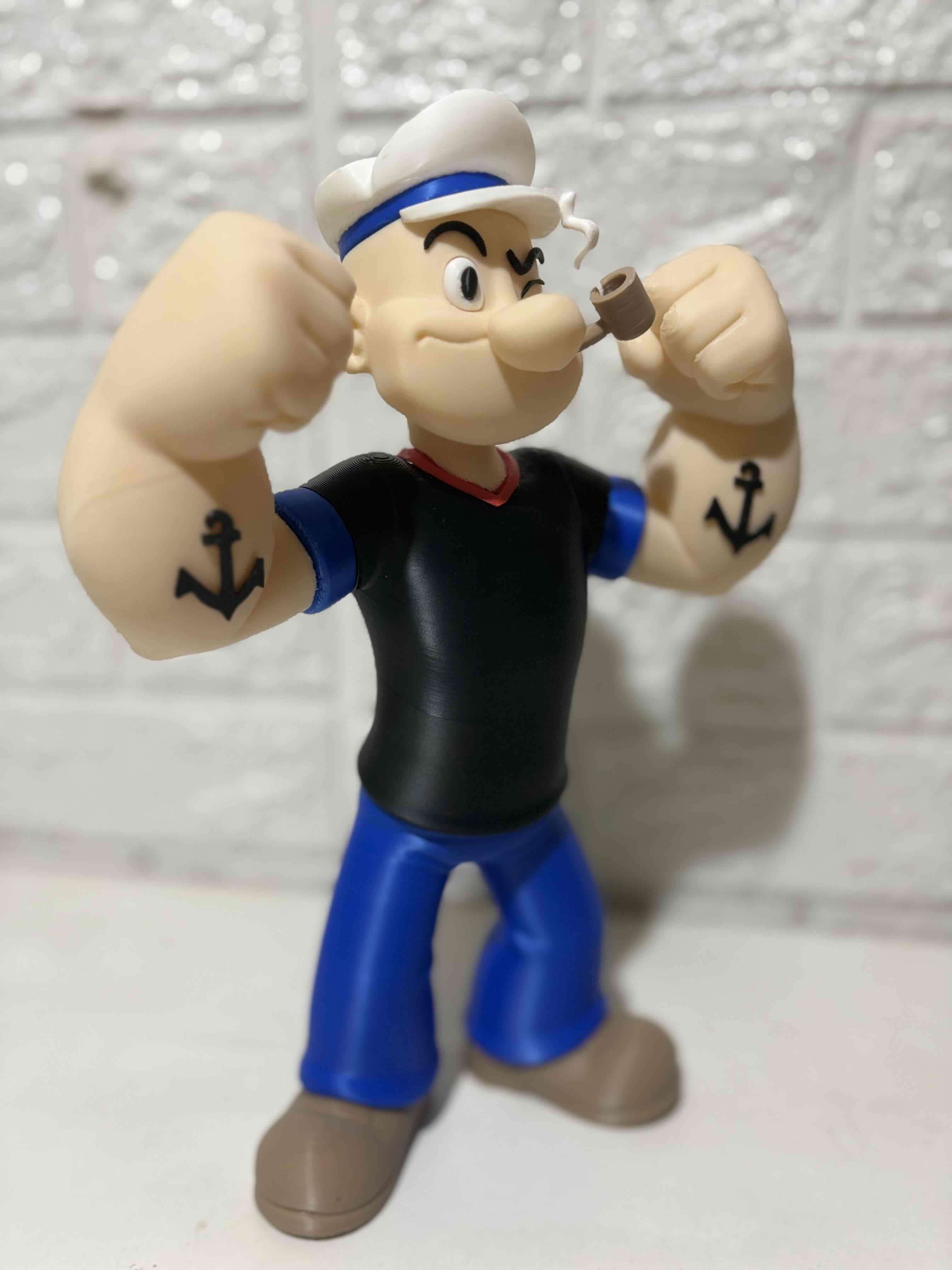 Figura de popeye el marino Impresion 3D - miniatura 2