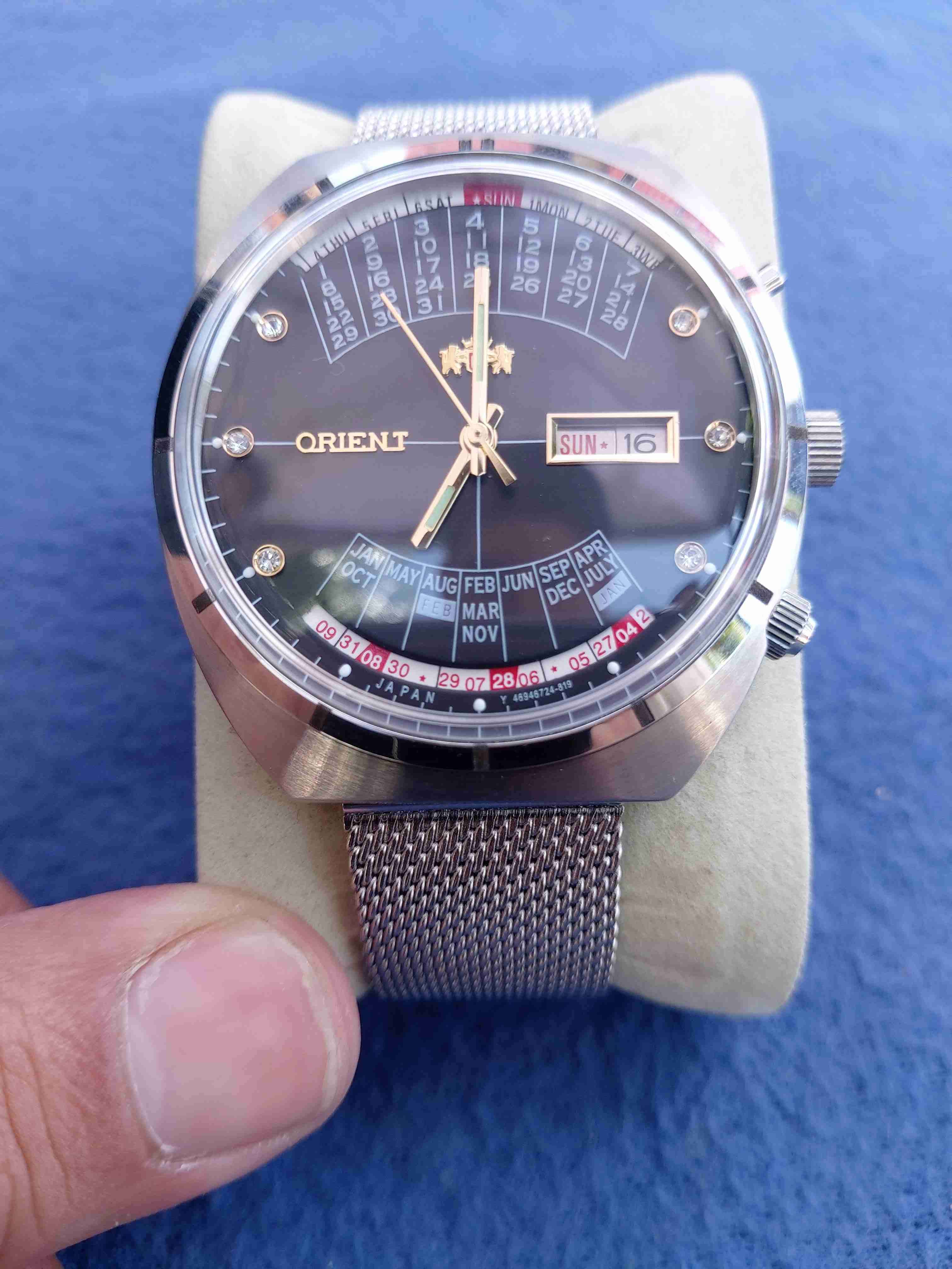 Reloj Orient de malla acero - miniatura 2