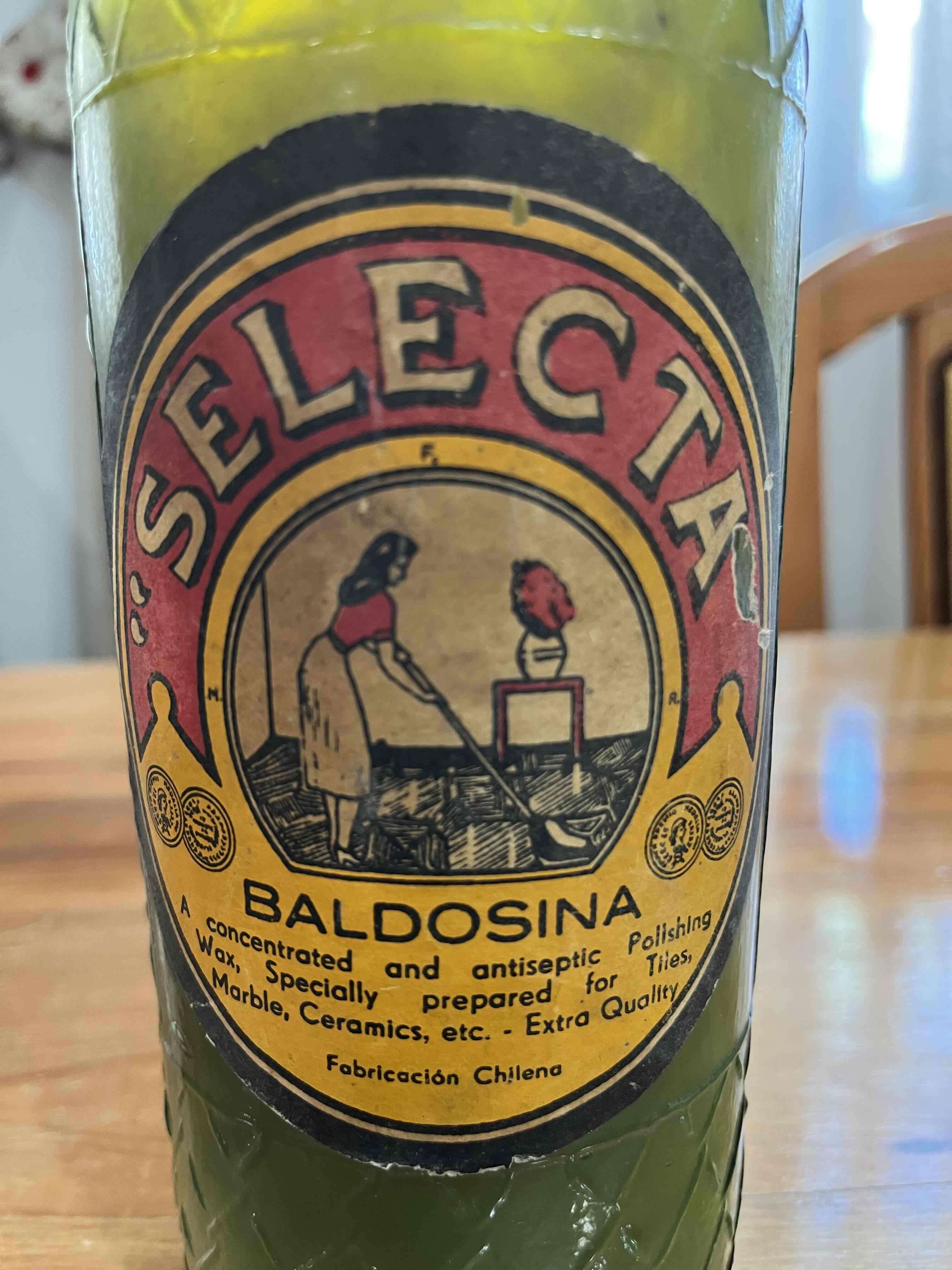 Botella antigua Selecta Baldosina - miniatura 2