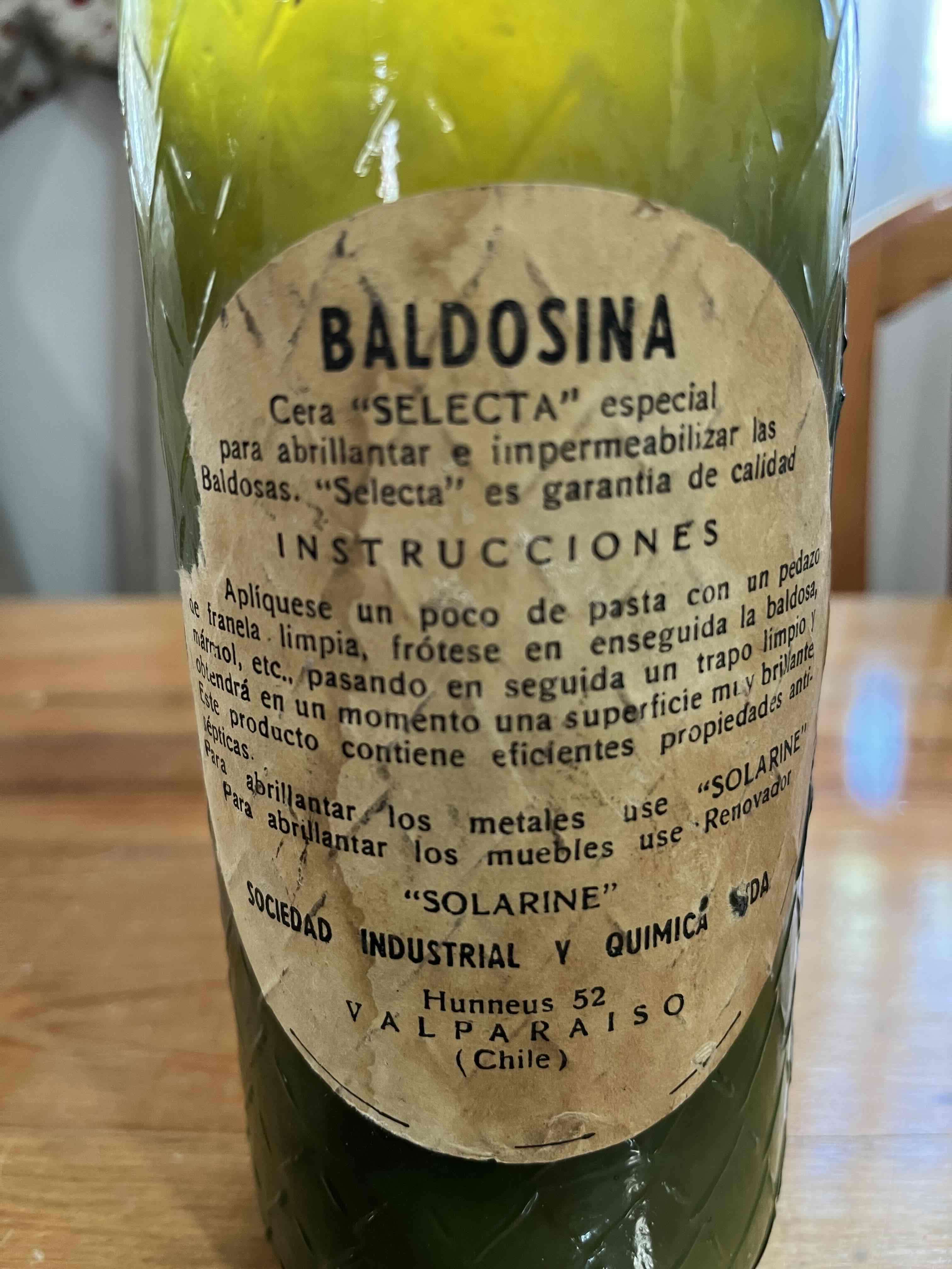 Botella antigua Selecta Baldosina - miniatura 3