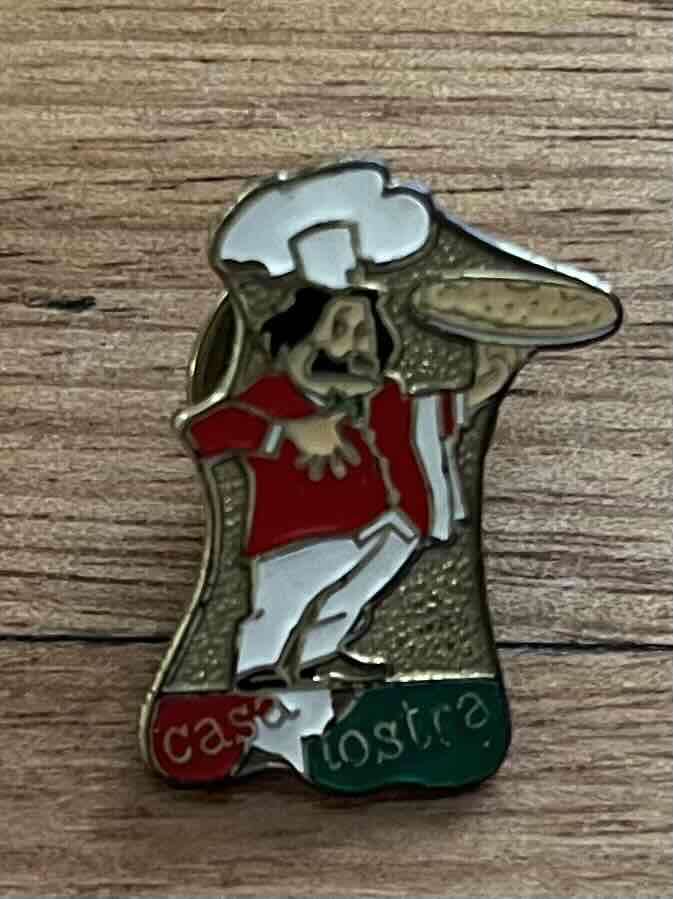 Pin decorativo Casa Nostra,  Chef Italiano
