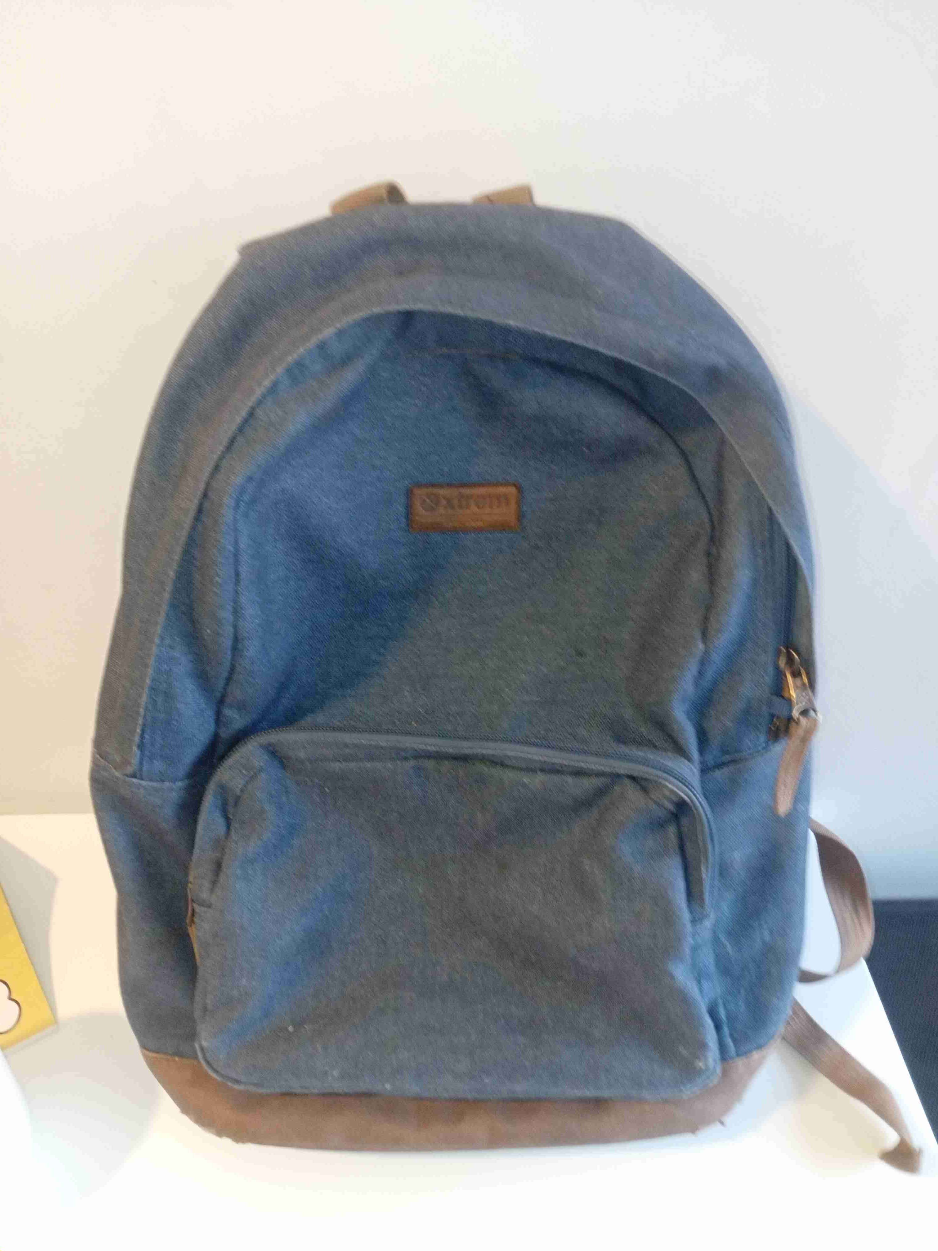 Mochila azul de tela Xtrem