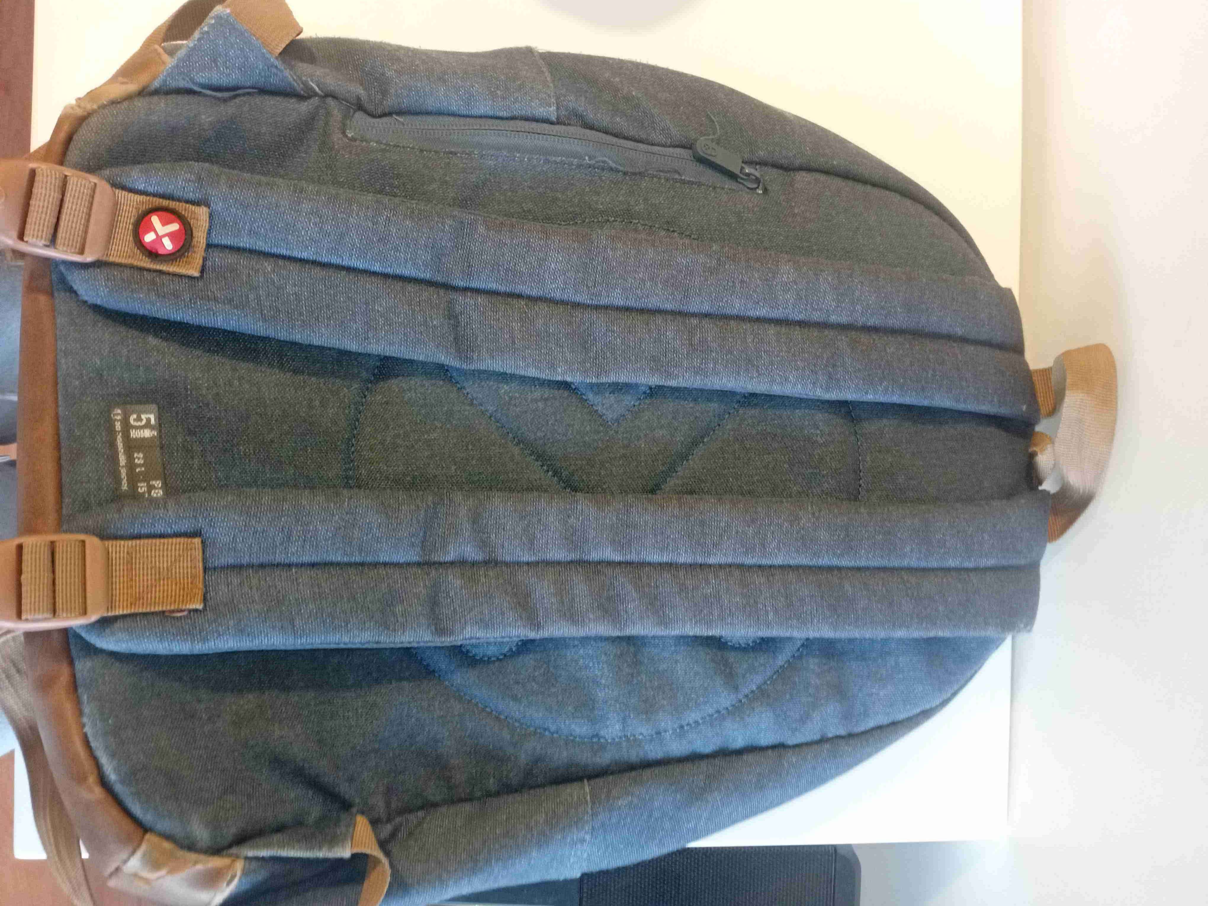 Mochila azul de tela Xtrem - miniatura 2