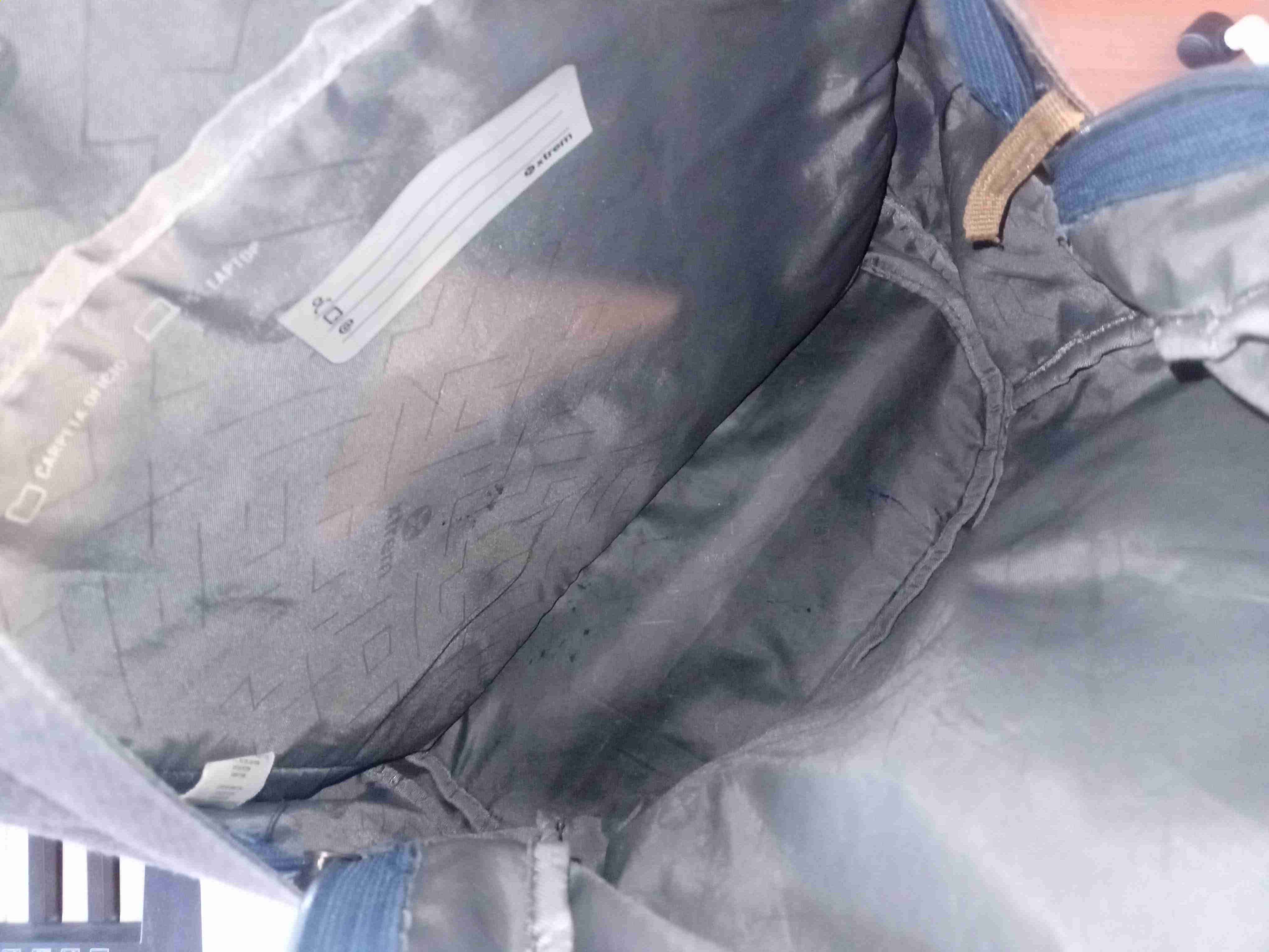 Mochila azul de tela Xtrem - miniatura 3