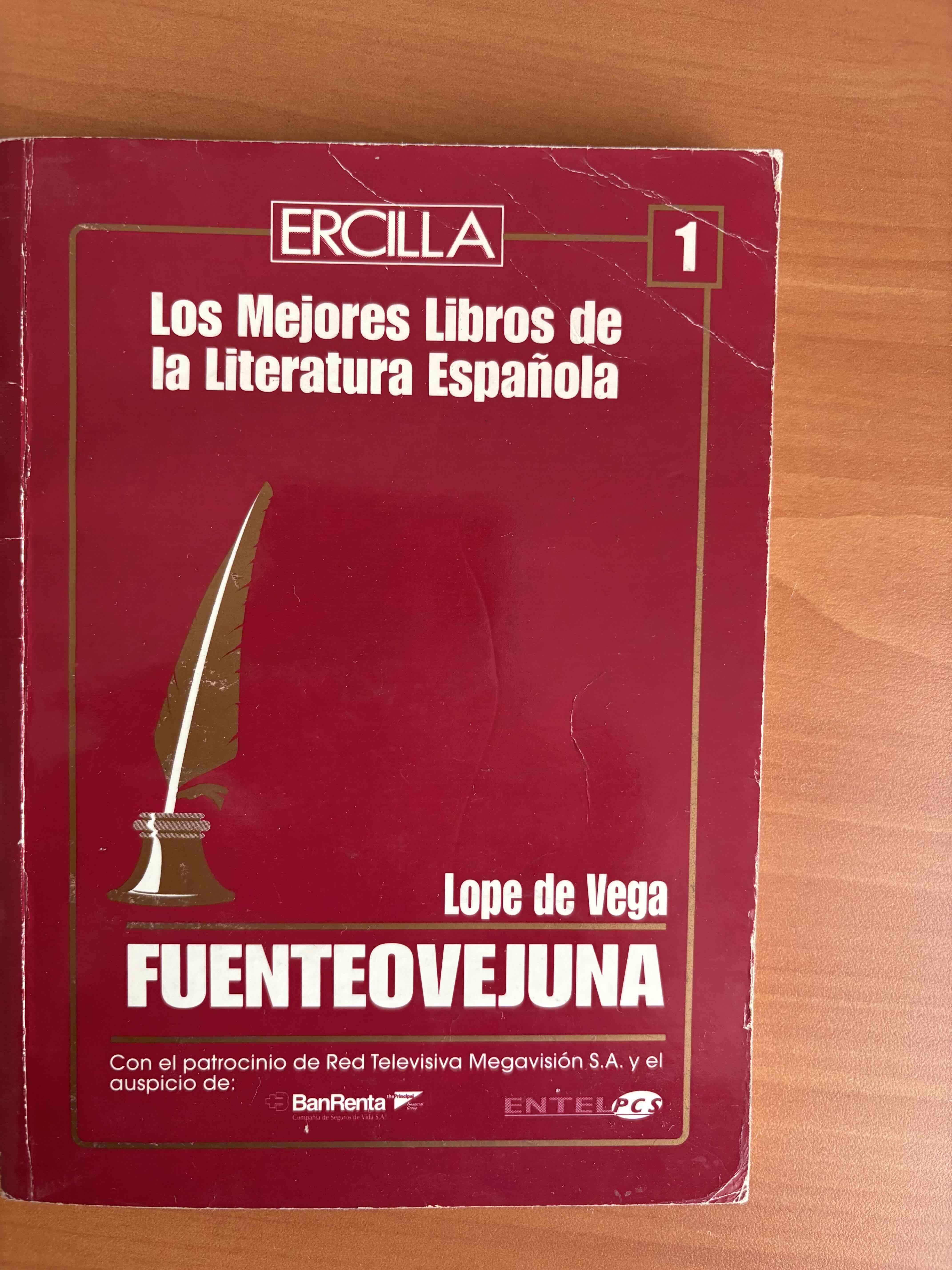 Libro Fuenteovejuna Lope de Vega