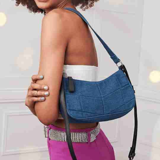 Cartera bandolera azul - miniatura 2