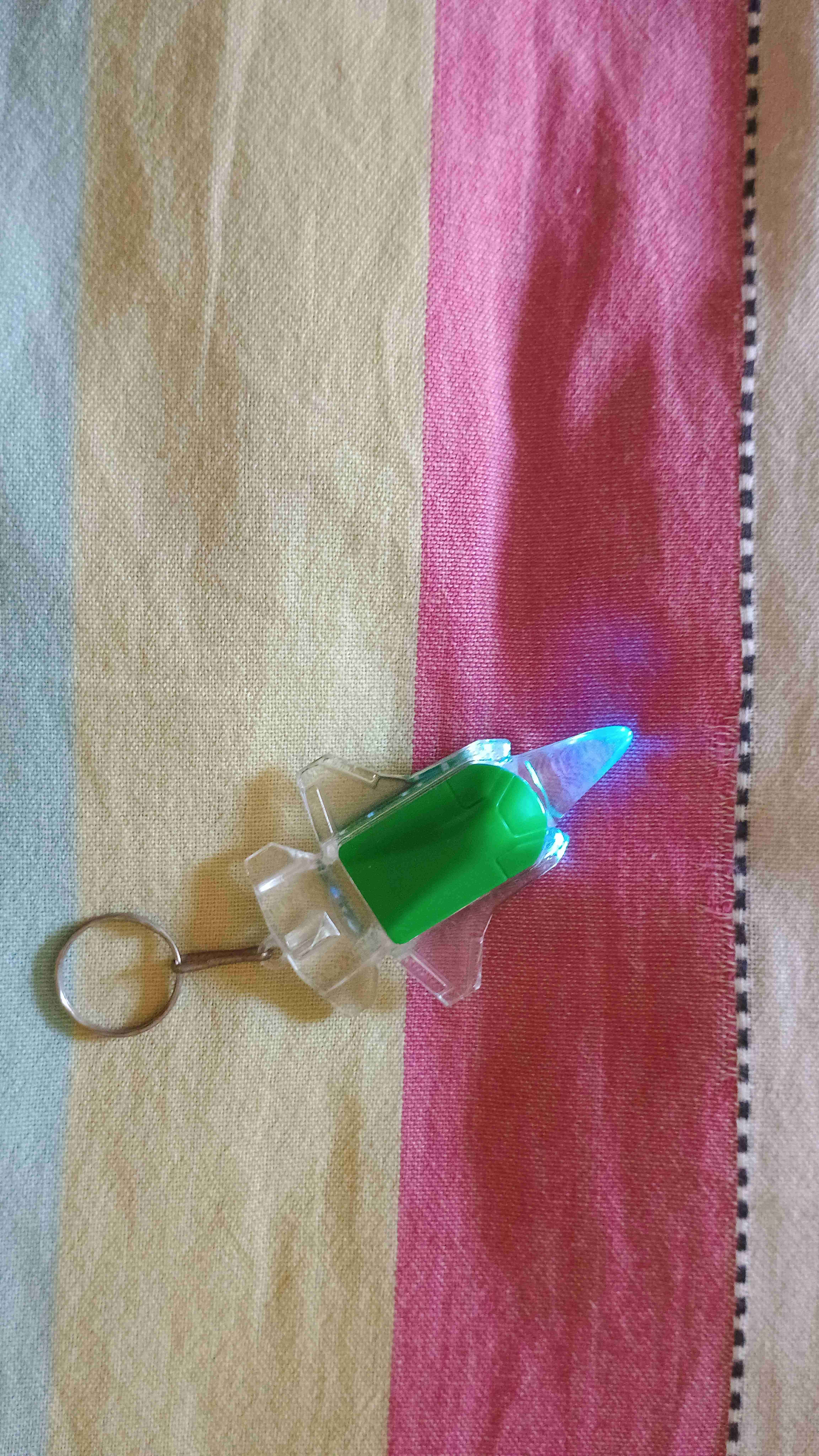 Llavero de avión transparente - miniatura 2